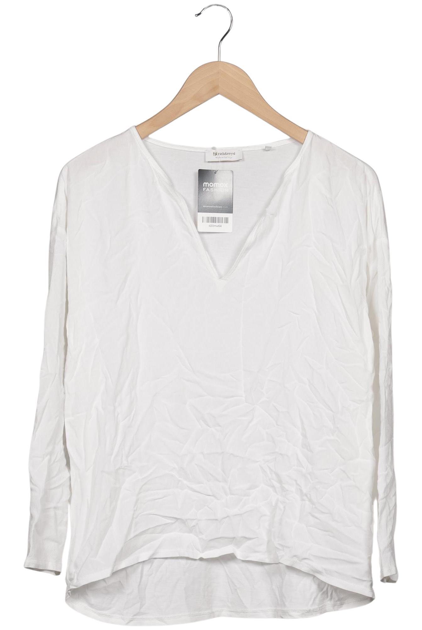 

Rich & Royal Damen Langarmshirt, weiß, Gr. 42