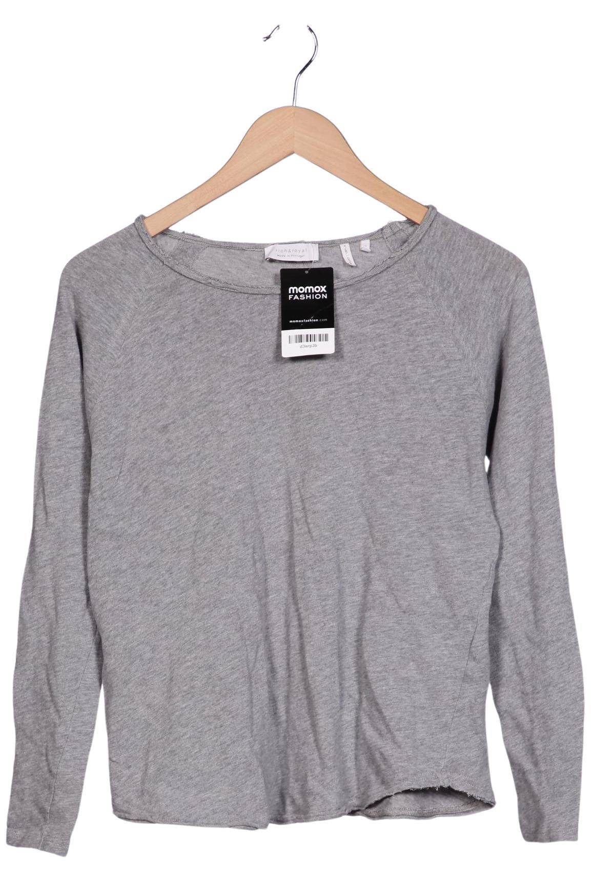 

Rich & Royal Damen Langarmshirt, grau, Gr. 36
