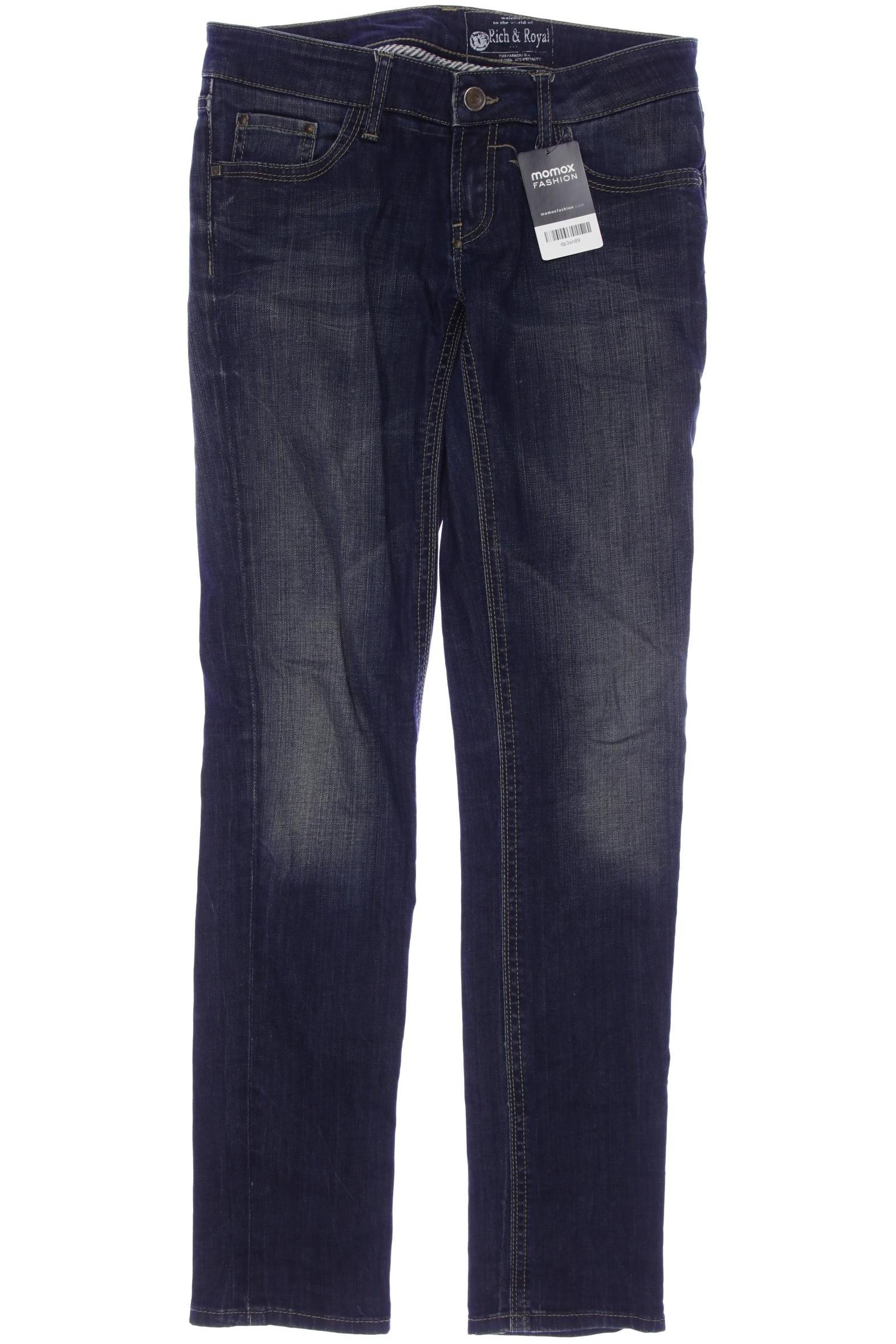 

Rich & Royal Damen Jeans, marineblau, Gr. 28
