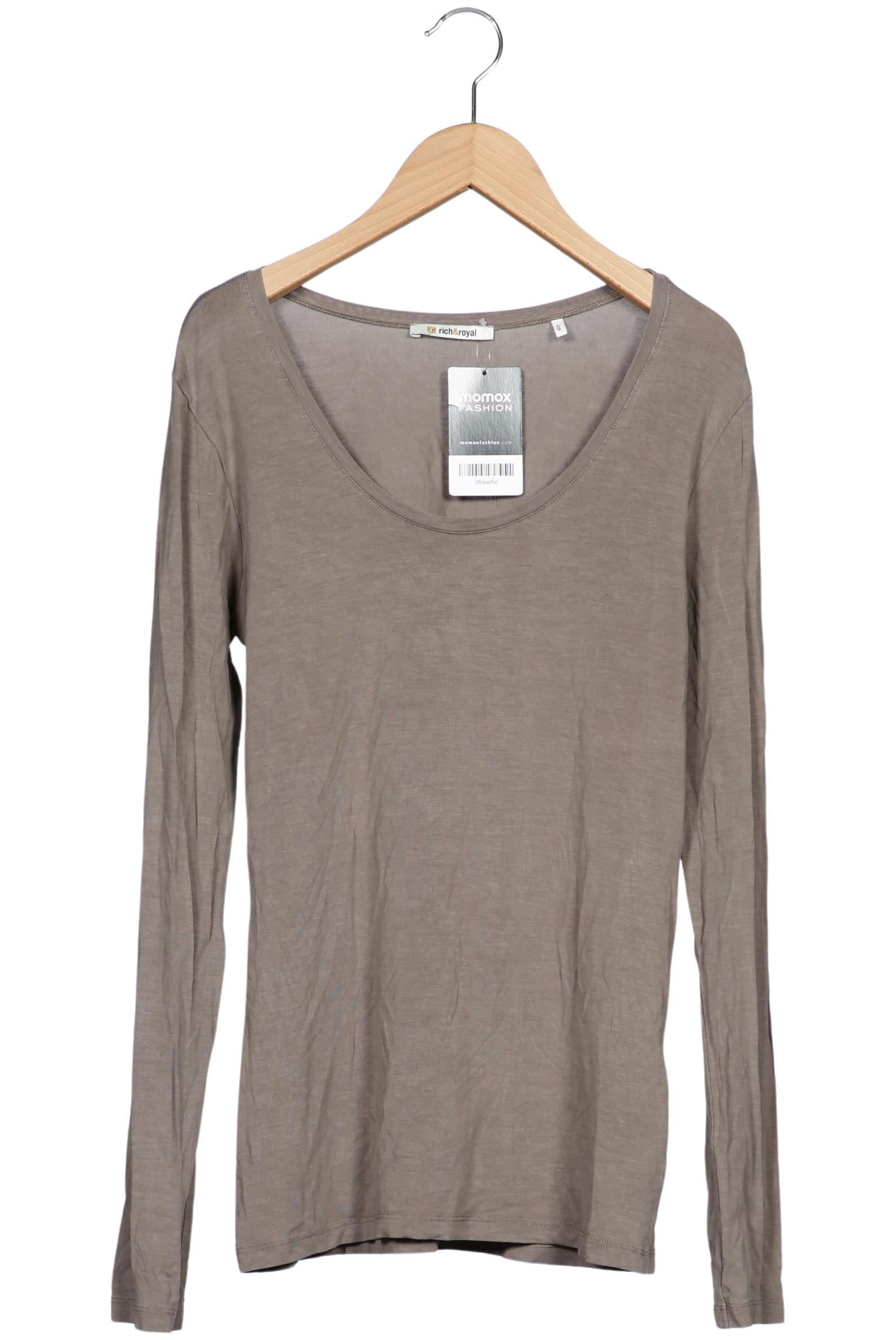 

Rich & Royal Damen Langarmshirt, grau, Gr. 42