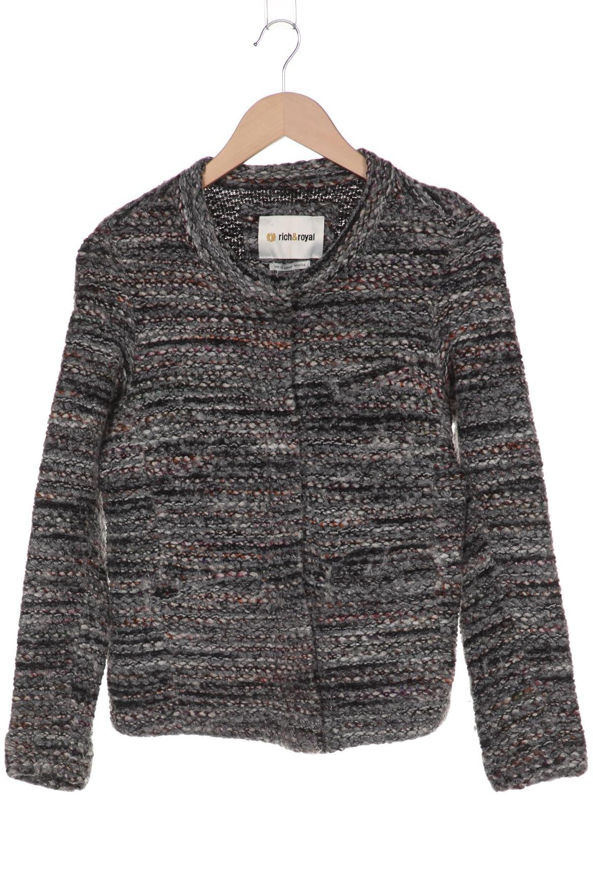 

Rich & Royal Damen Strickjacke, grau, Gr. 36