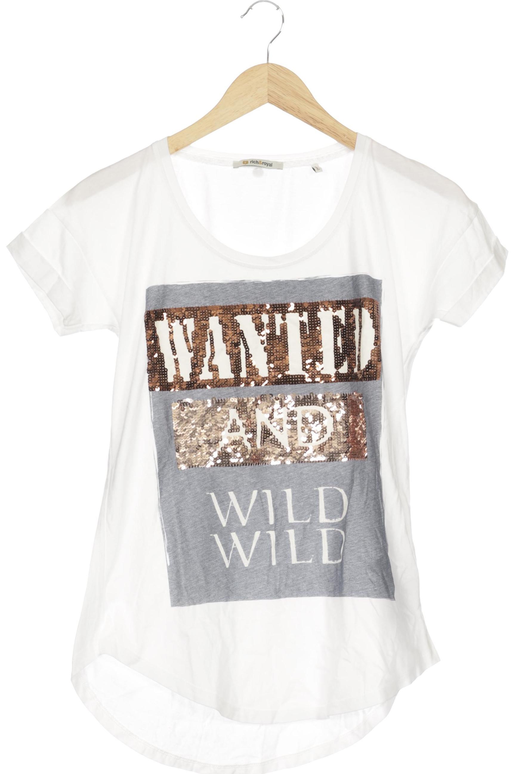 

Rich & Royal Damen T-Shirt, weiß, Gr. 34