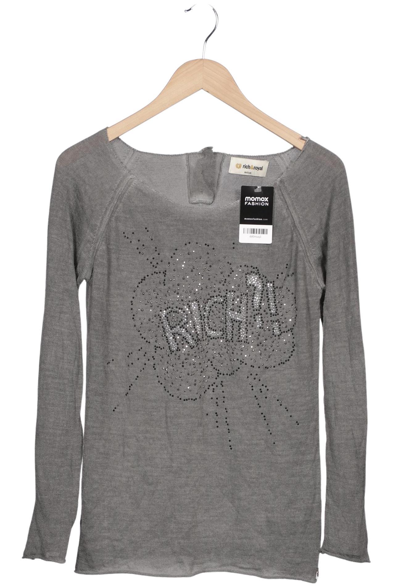 

Rich & Royal Damen Pullover, grau, Gr. 38