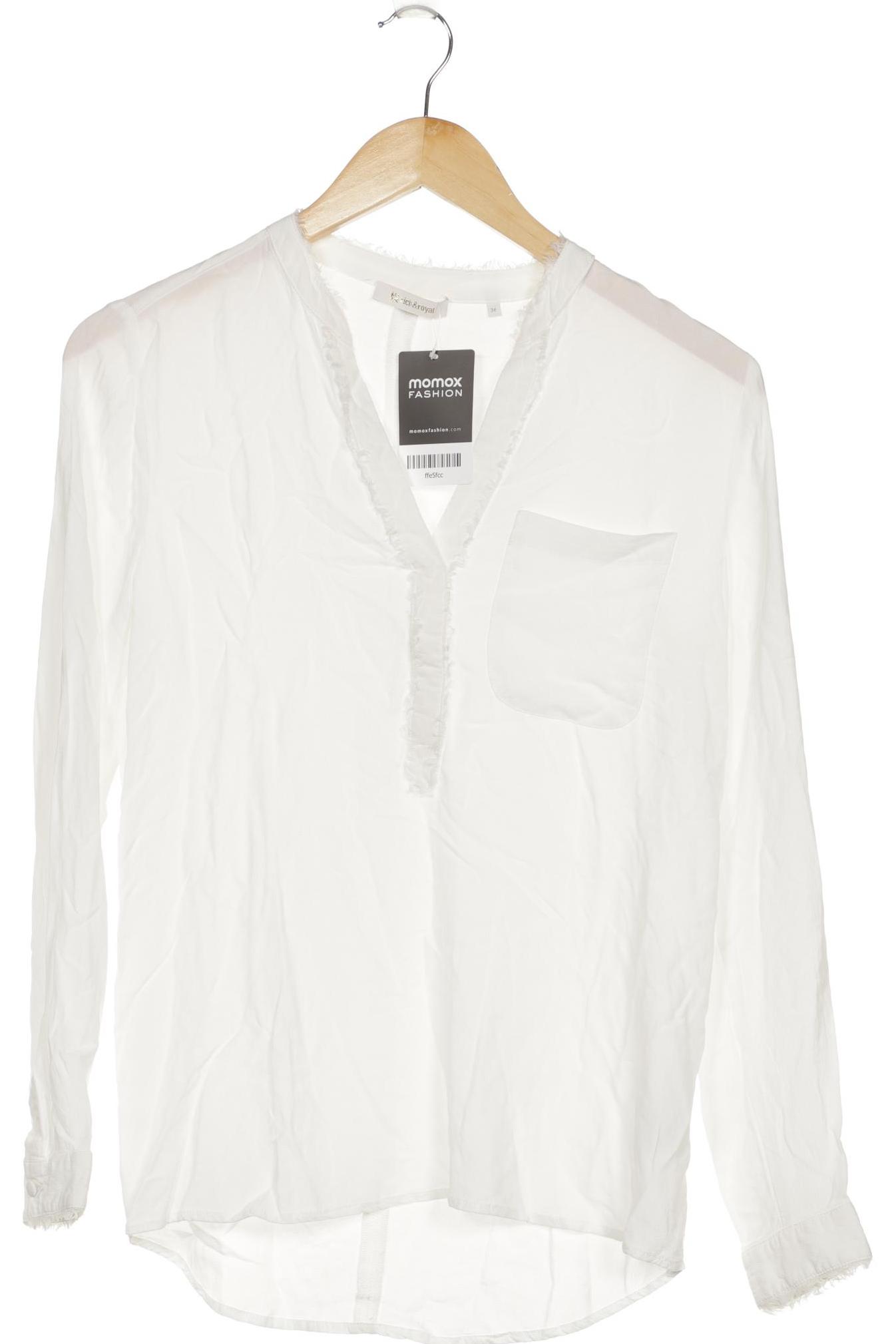 

Rich & Royal Damen Bluse, weiß, Gr. 36