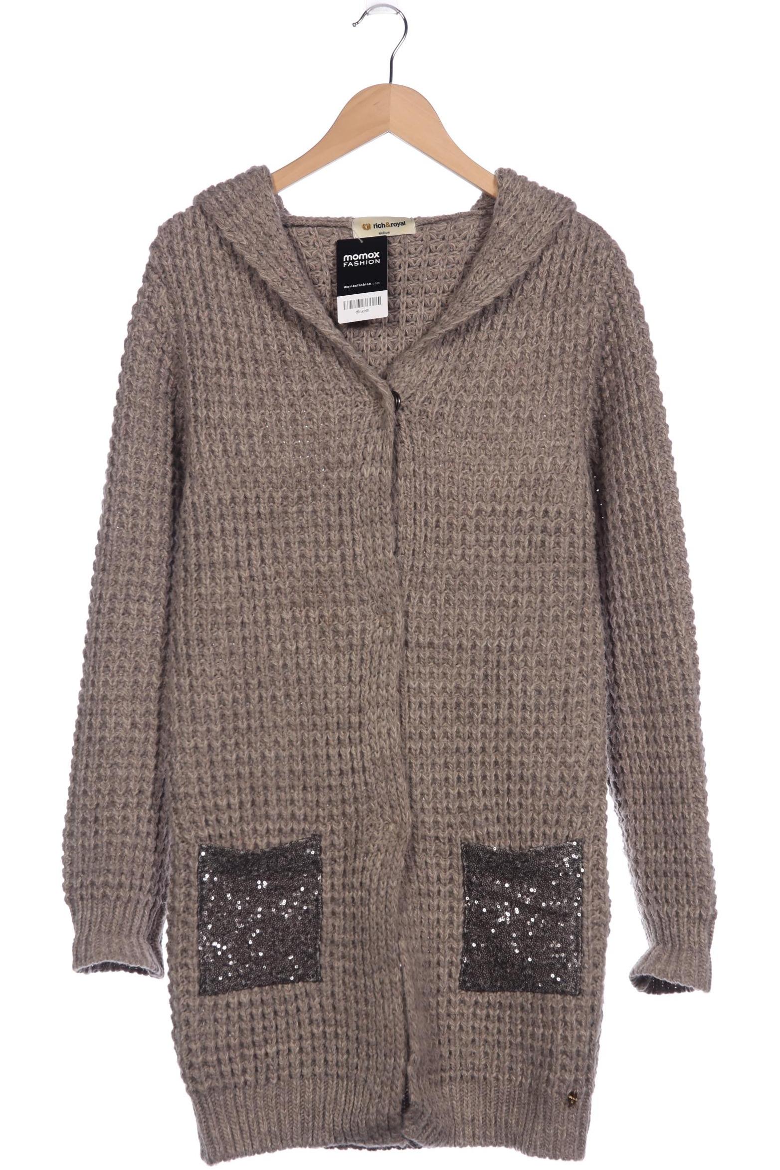 

Rich & Royal Damen Strickjacke, grau, Gr. 38