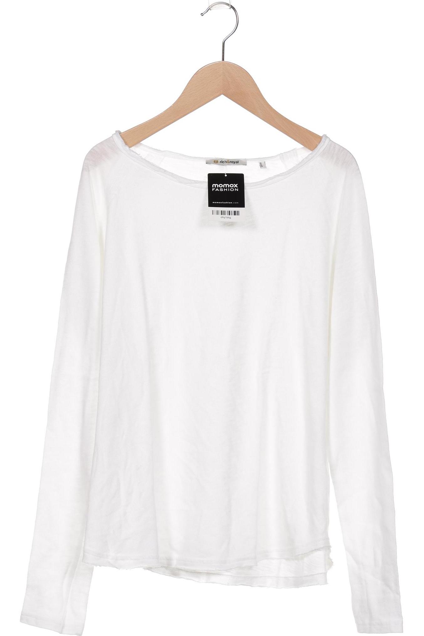 

Rich & Royal Damen Langarmshirt, weiß, Gr. 38