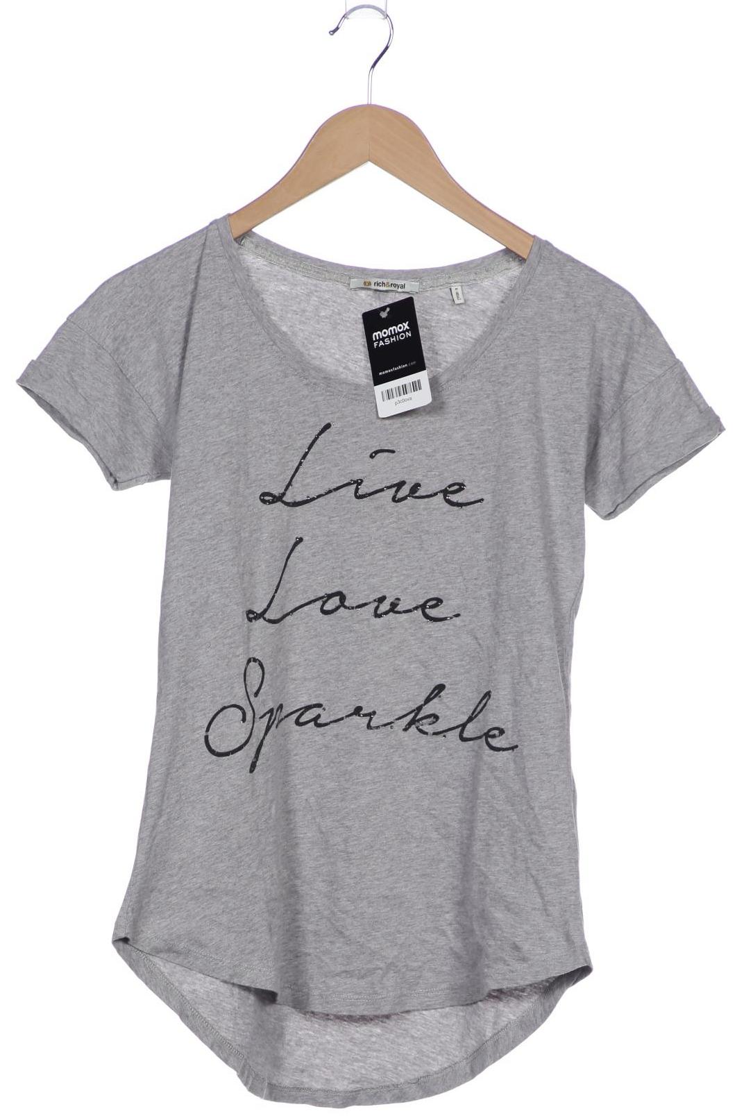

Rich & Royal Damen T-Shirt, grau, Gr. 34