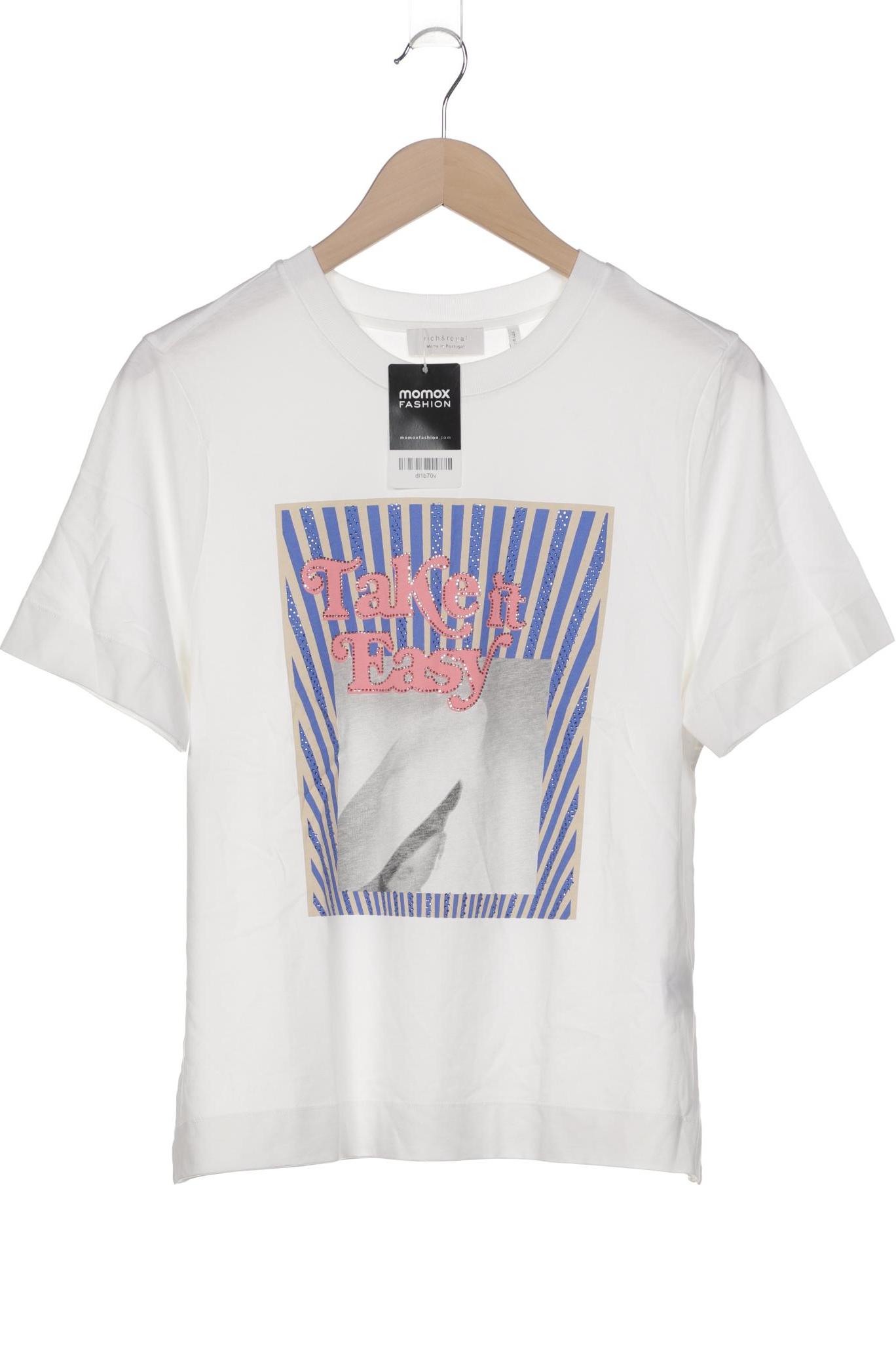 

Rich & Royal Damen T-Shirt, weiß, Gr. 36