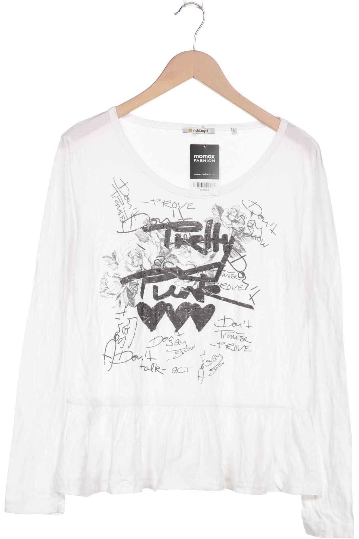 

Rich & Royal Damen Langarmshirt, weiß