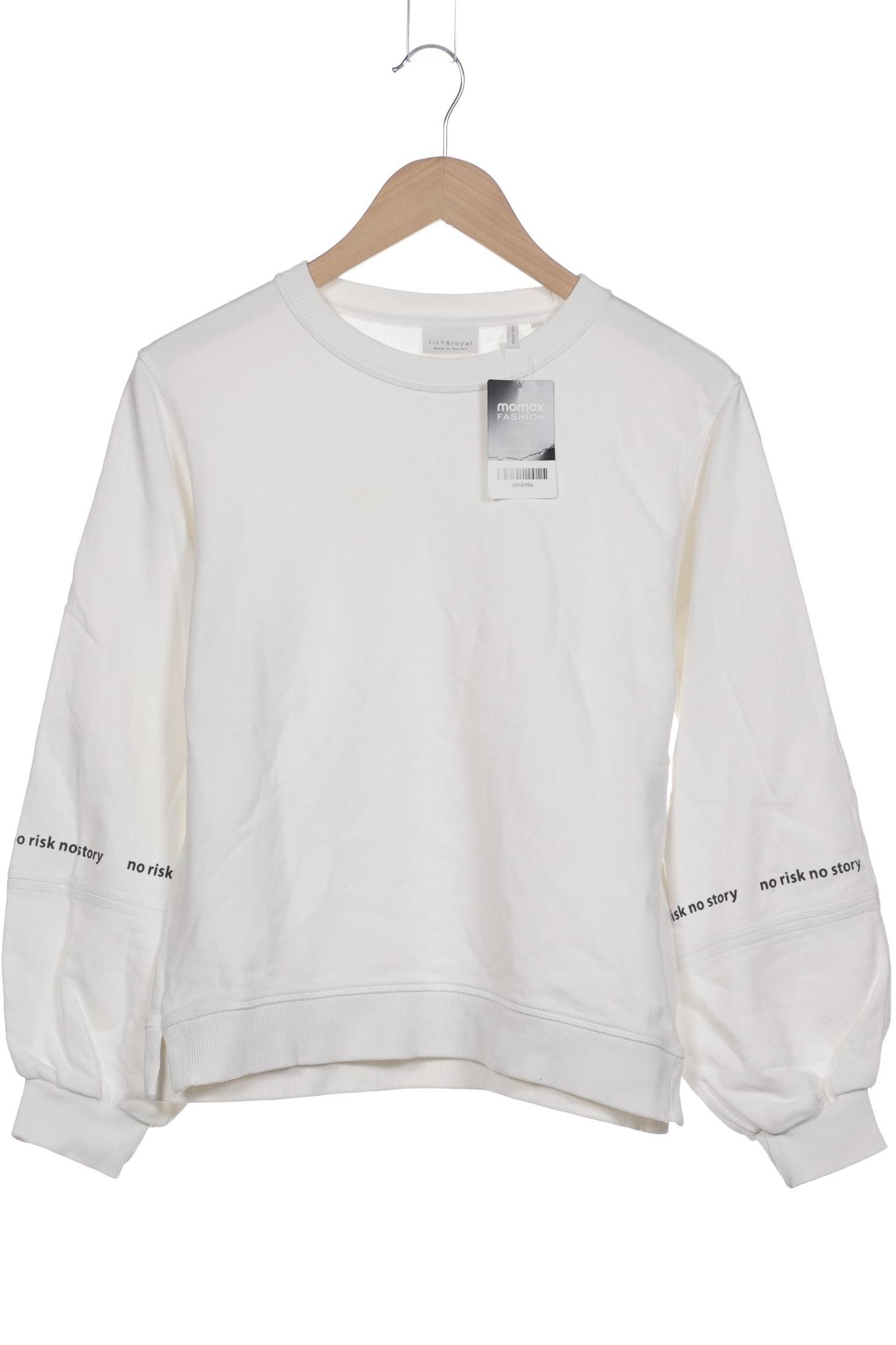 

Rich & Royal Damen Sweatshirt, weiß, Gr. 34
