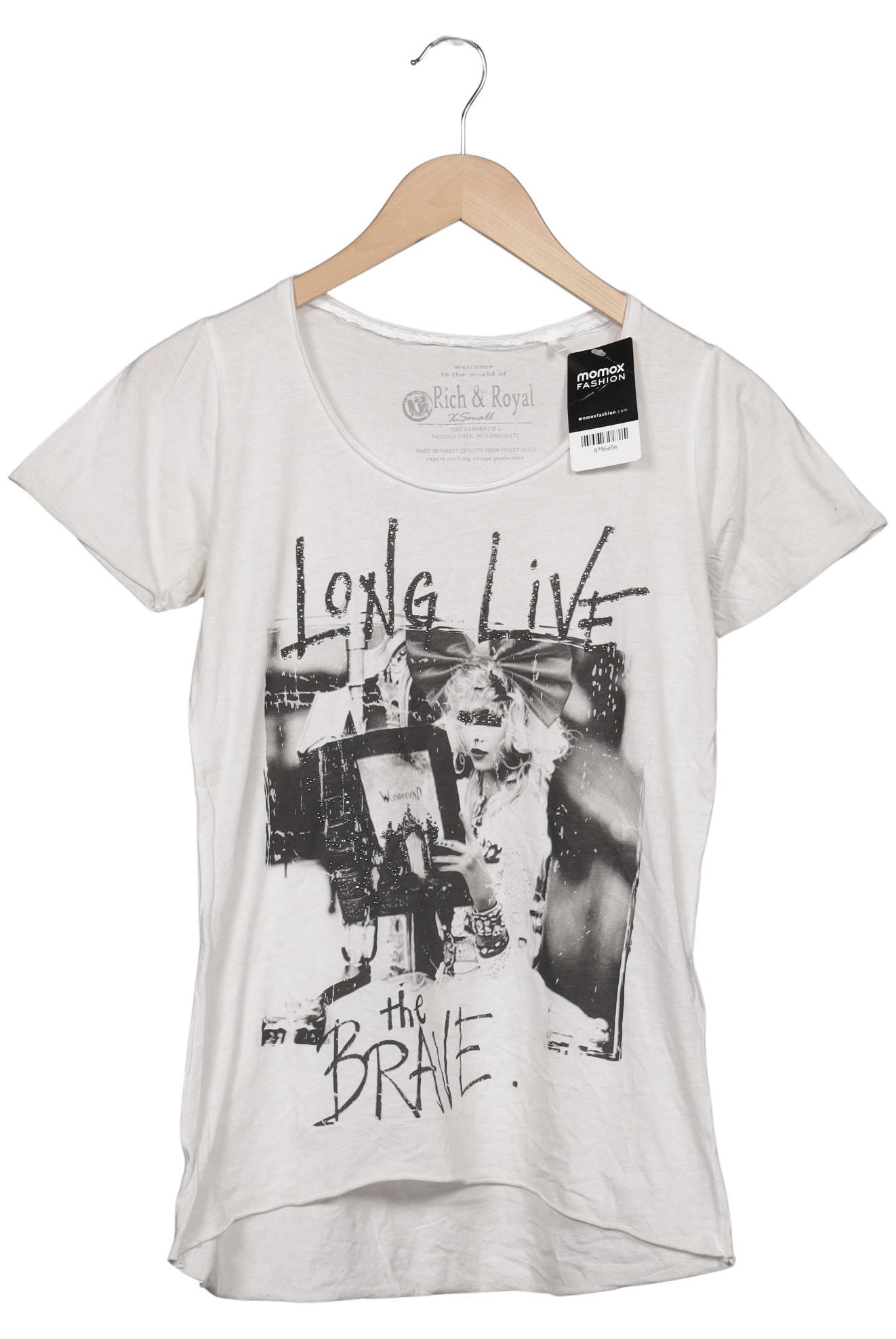 

Rich & Royal Damen T-Shirt, weiß, Gr. 34