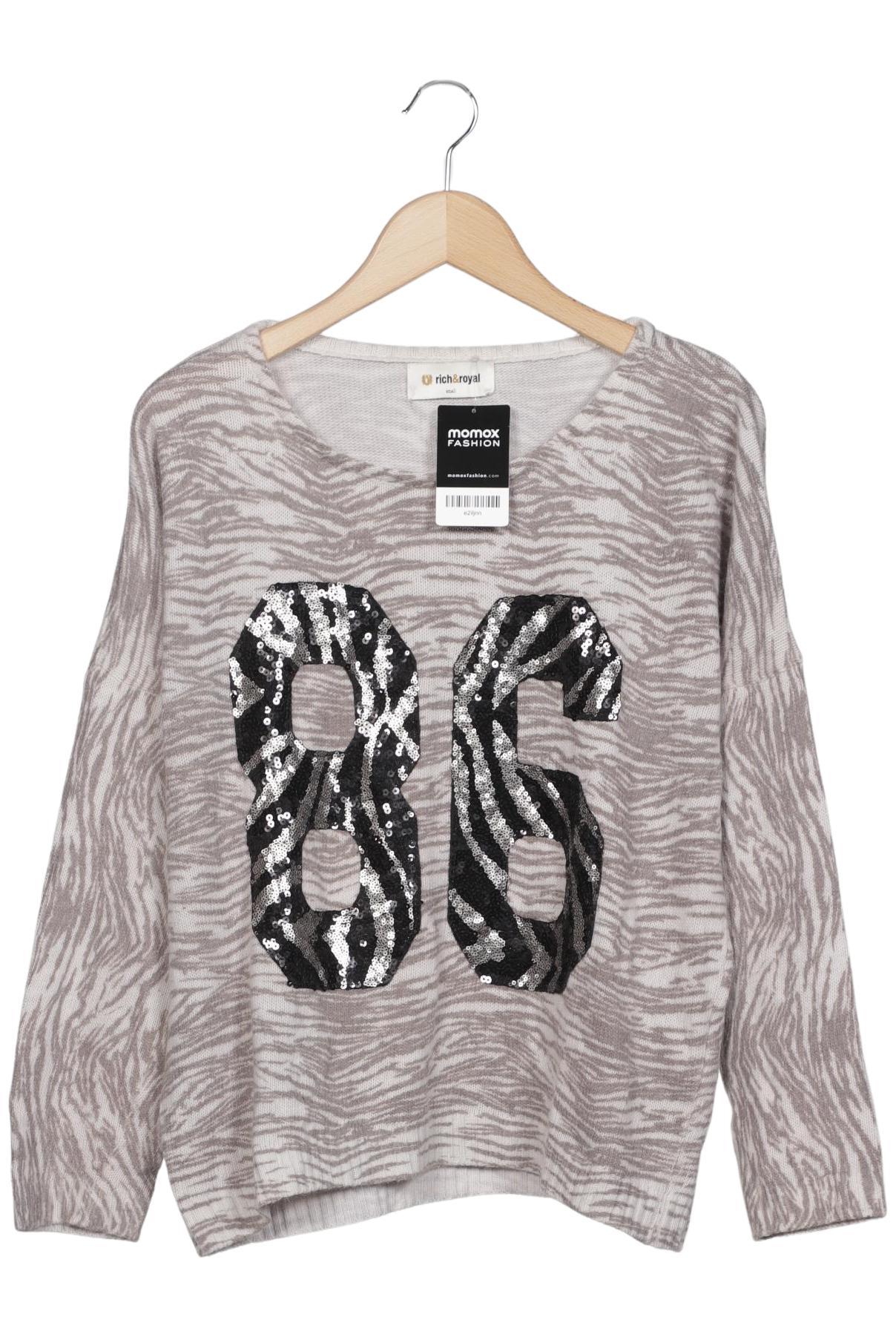 

Rich & Royal Damen Pullover, grau, Gr. 36