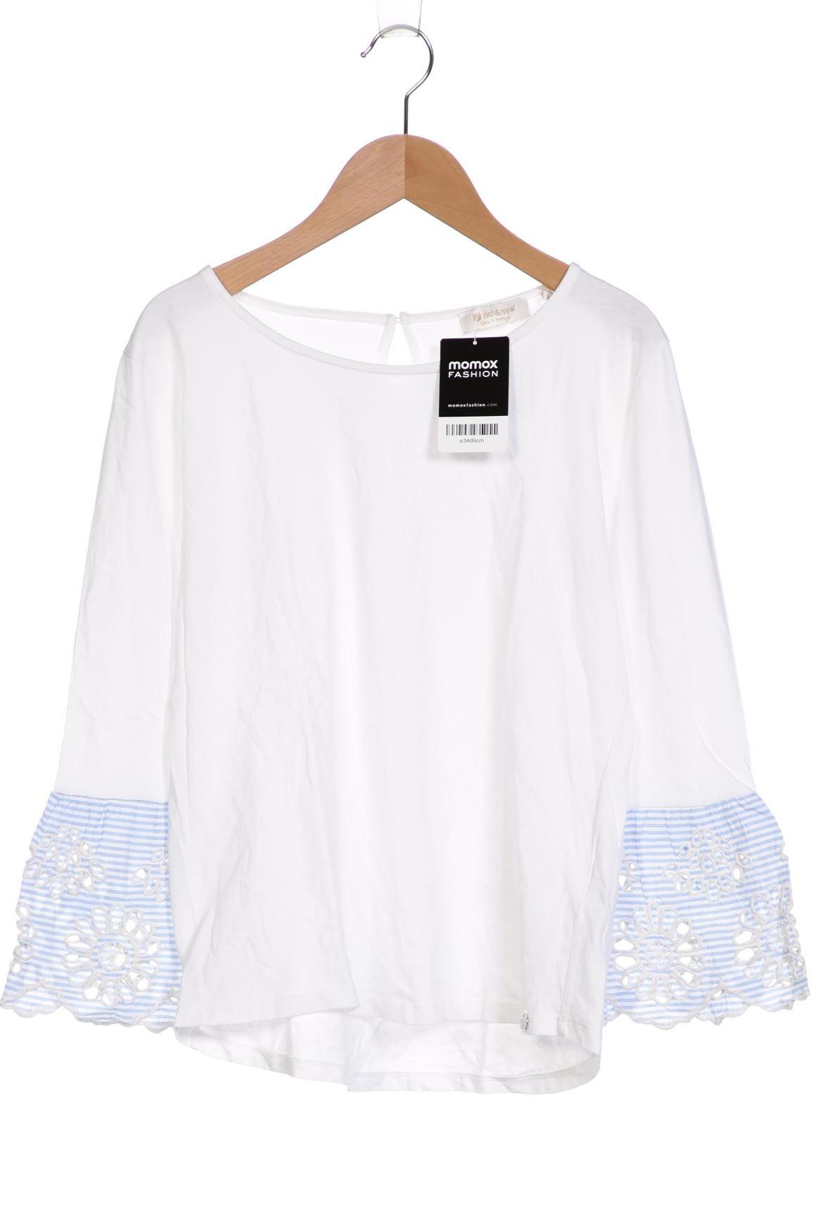 

Rich & Royal Damen Langarmshirt, weiß, Gr. 38