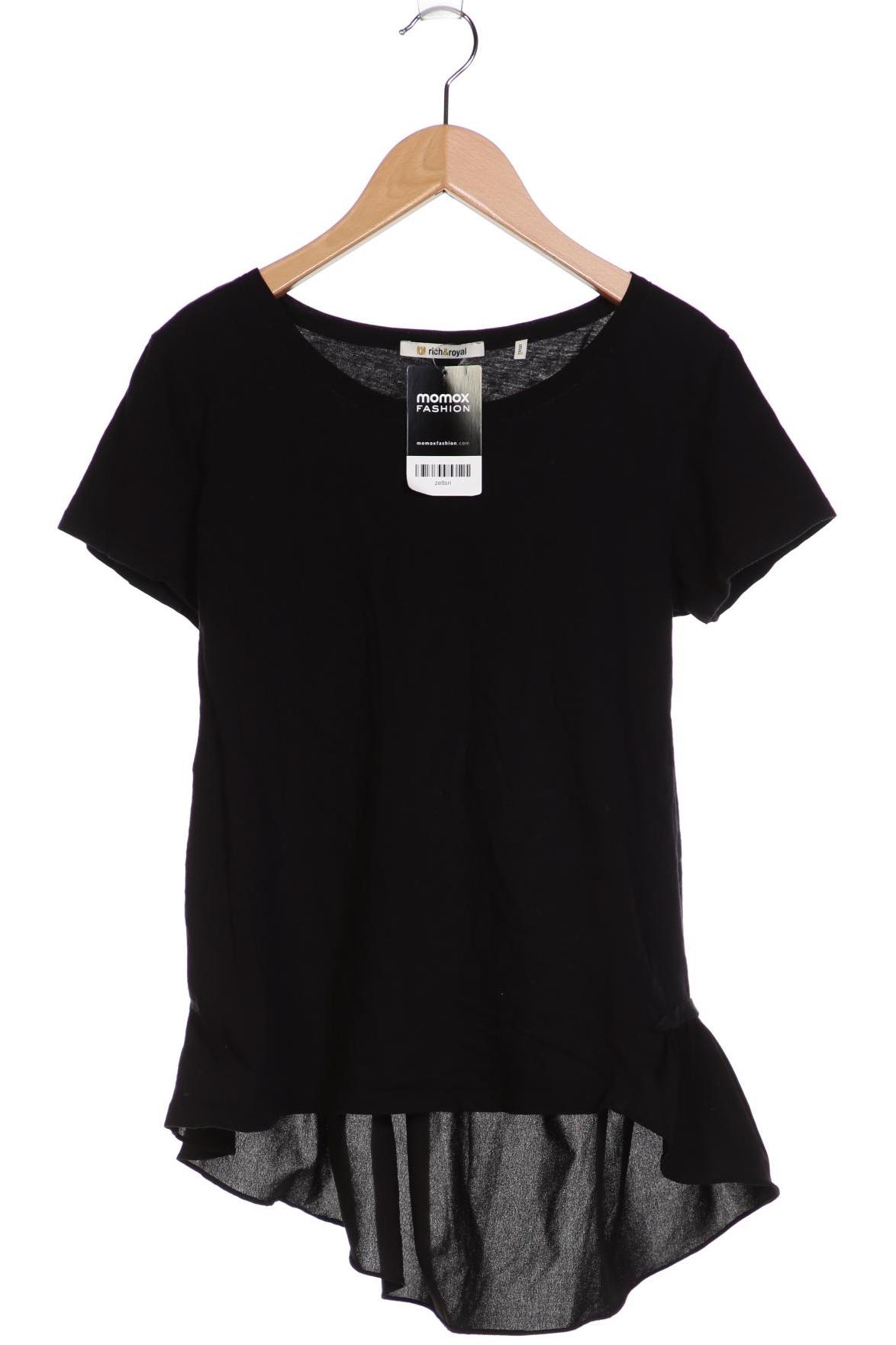 

Rich & Royal Damen T-Shirt, schwarz, Gr. 36