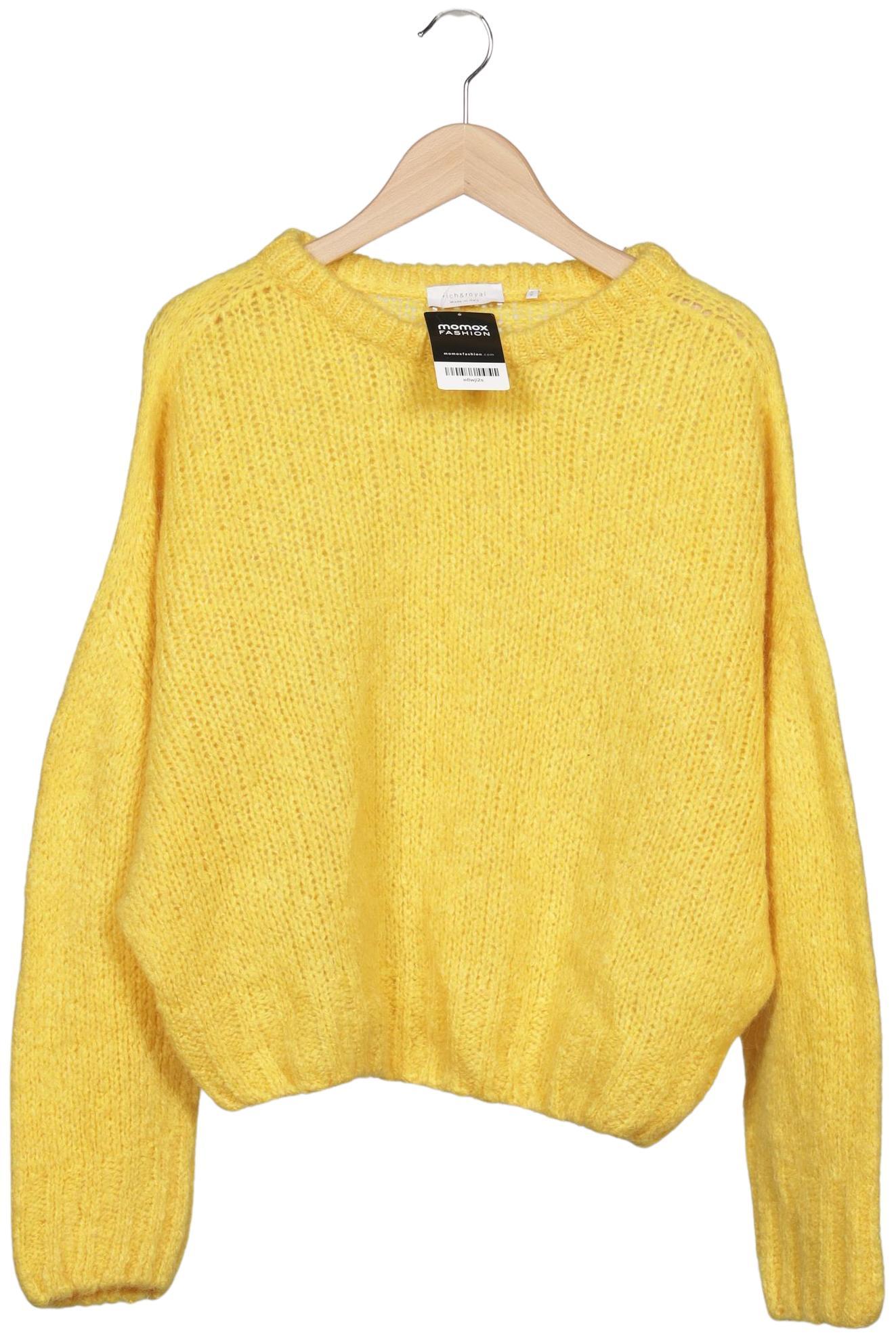

Rich & Royal Damen Pullover, gelb, Gr. 44