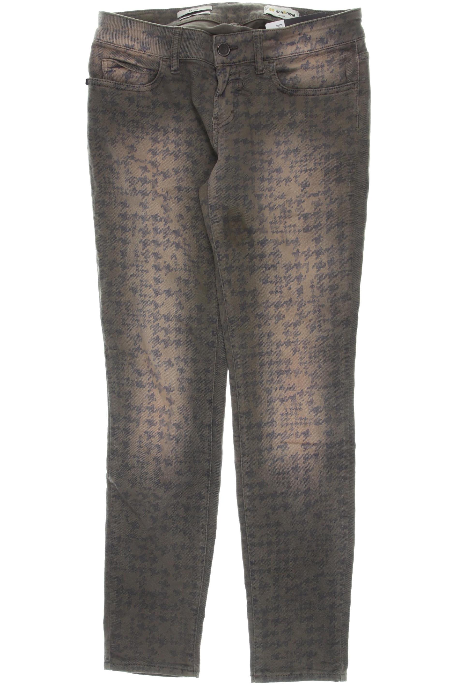 

Rich & Royal Damen Jeans, braun, Gr. 28