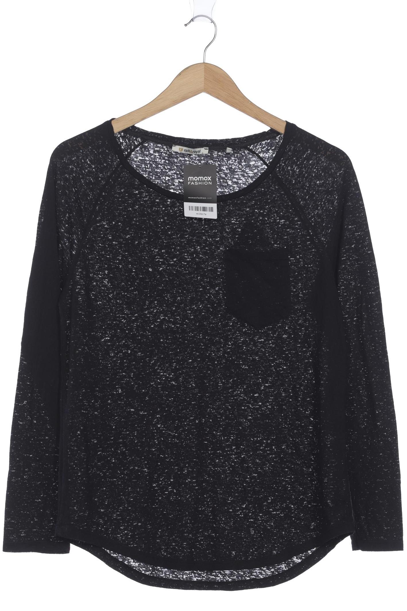 

Rich & Royal Damen Langarmshirt, schwarz, Gr. 42