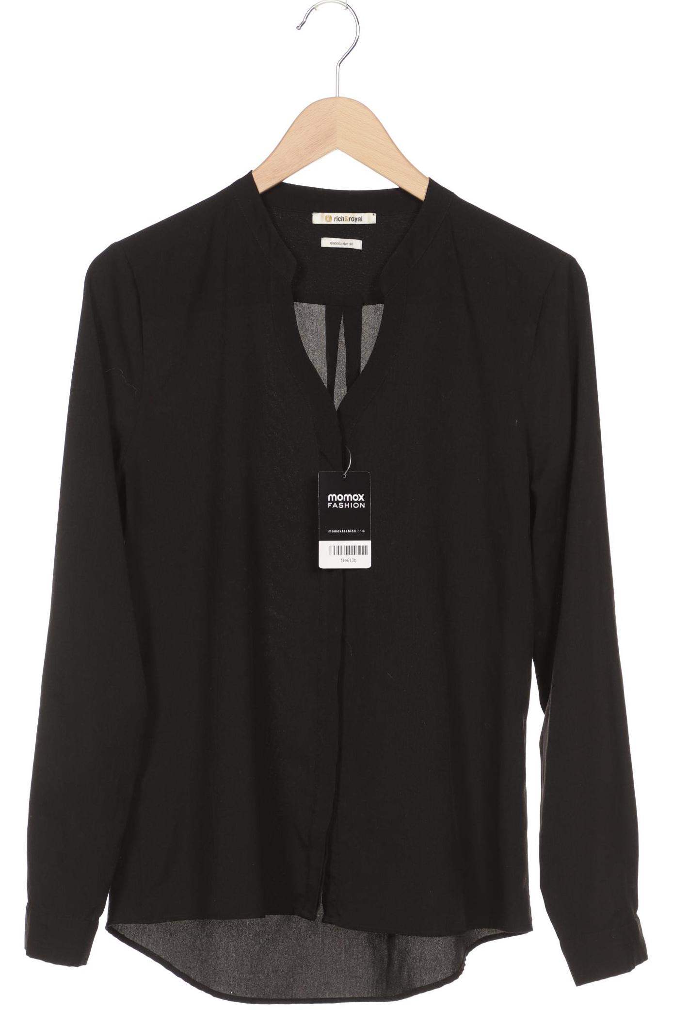 

Rich & Royal Damen Bluse, schwarz, Gr. 40