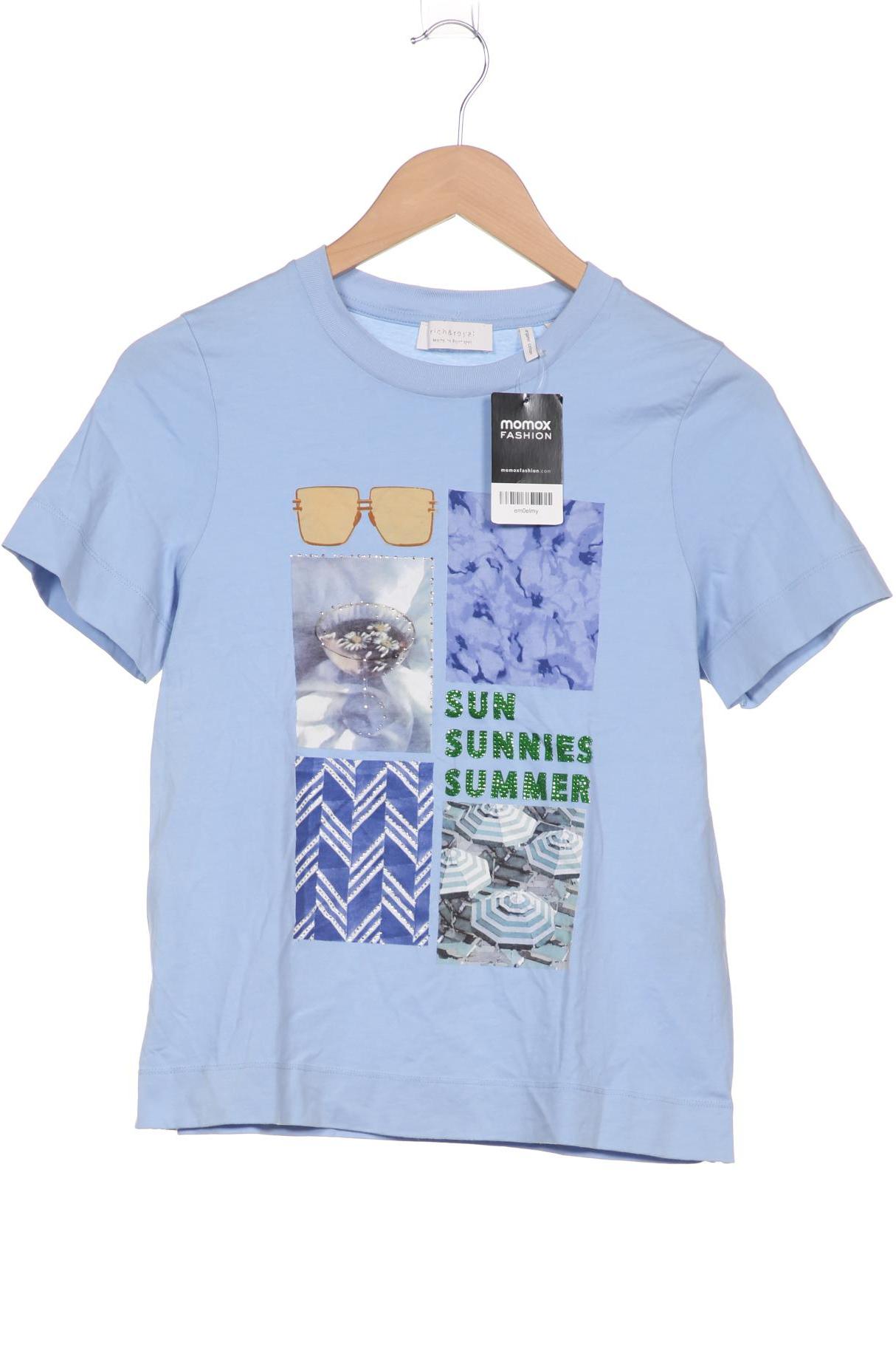 

Rich & Royal Damen T-Shirt, hellblau, Gr. 34