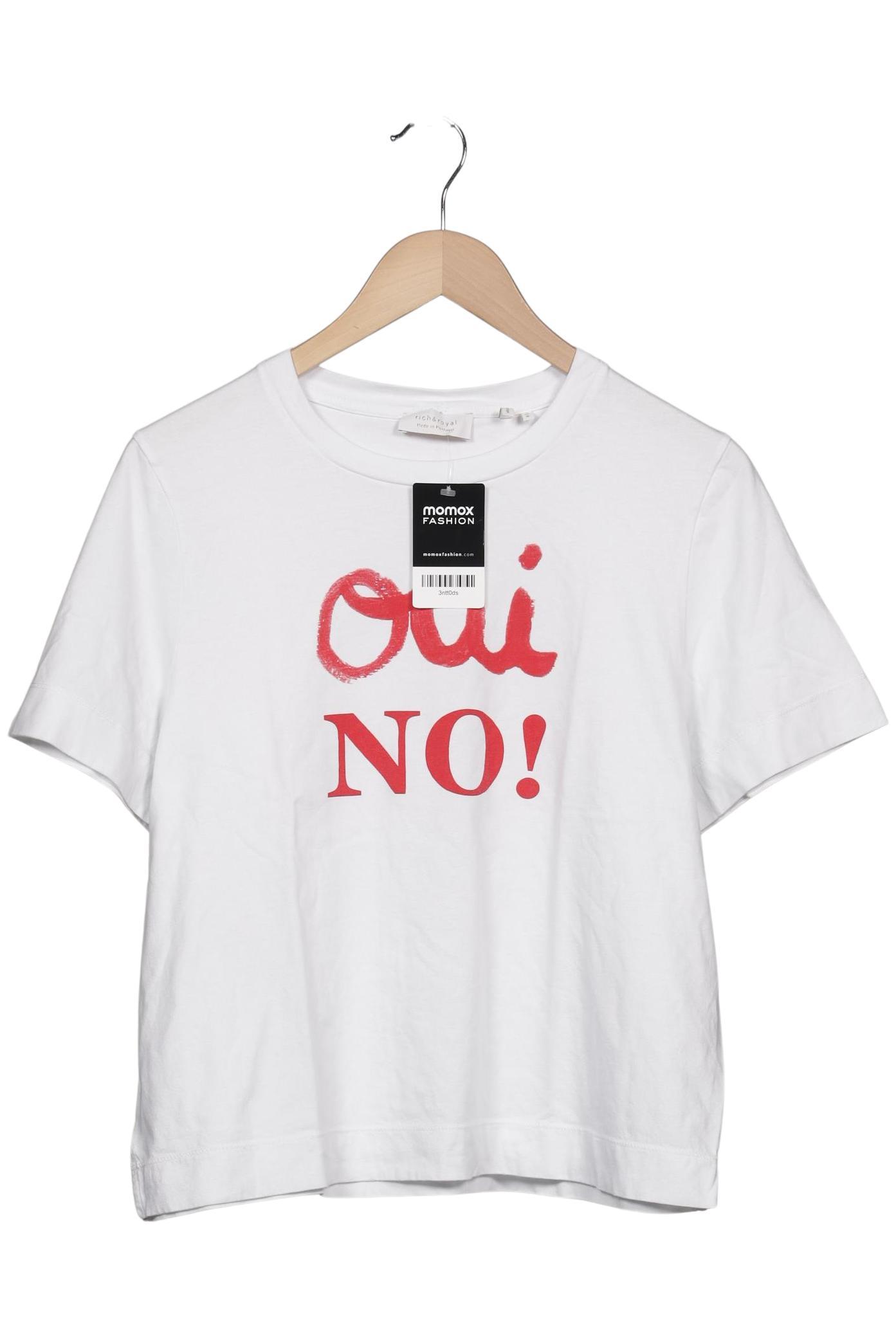 

Rich & Royal Damen T-Shirt, weiß, Gr. 42
