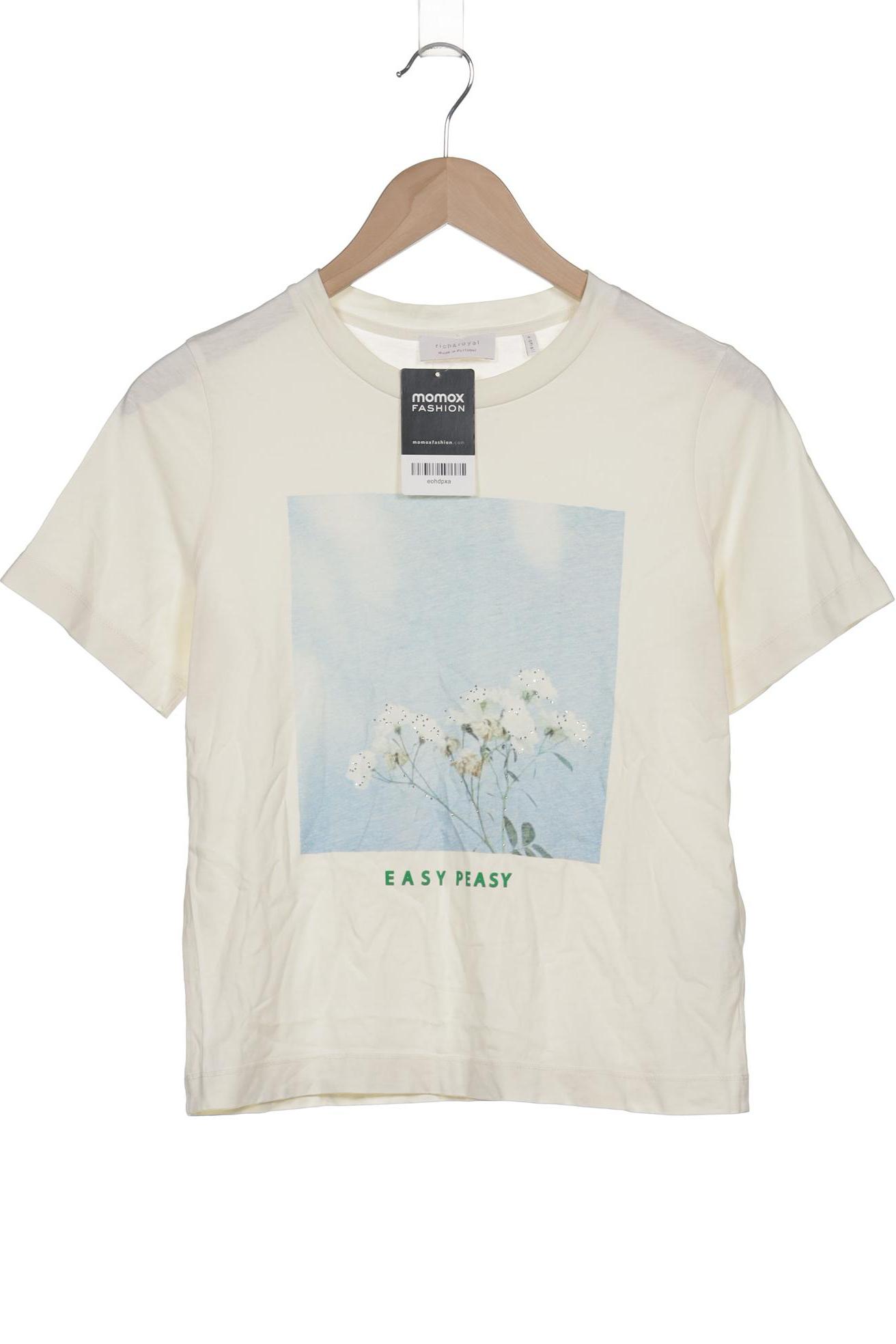 

Rich & Royal Damen T-Shirt, cremeweiß, Gr. 34