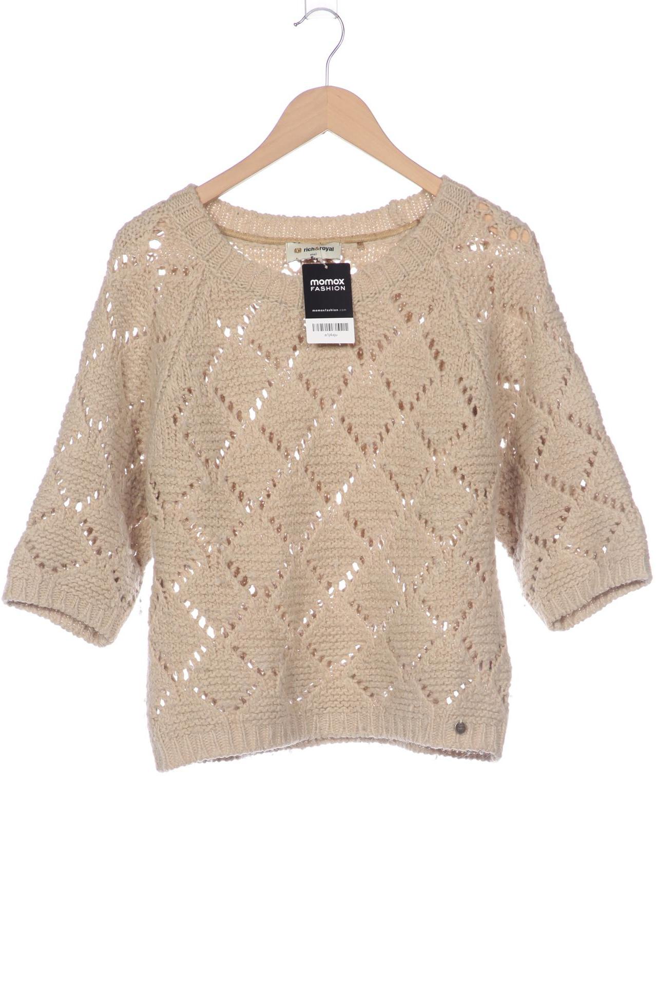 

Rich & Royal Damen Pullover, beige, Gr. 36