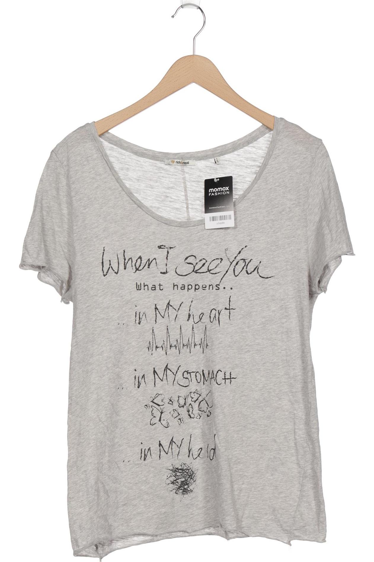 

Rich & Royal Damen T-Shirt, grau, Gr. 44