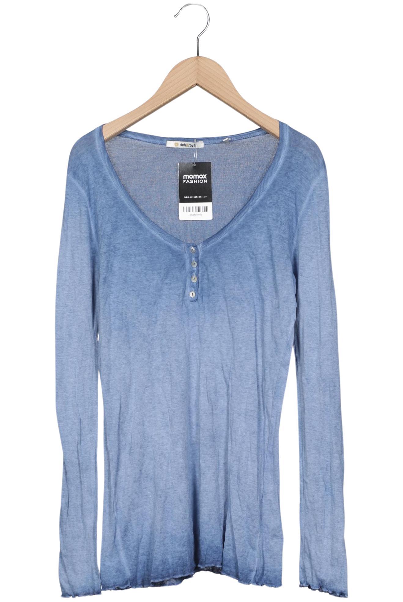 

Rich & Royal Damen Langarmshirt, hellblau, Gr. 42