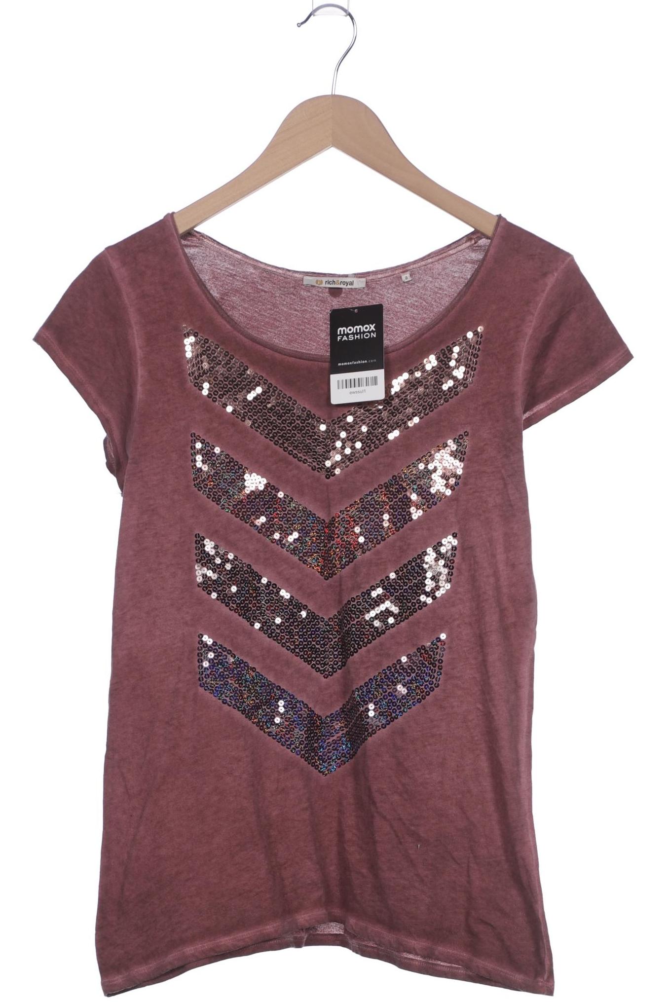 

Rich & Royal Damen T-Shirt, bordeaux, Gr. 38
