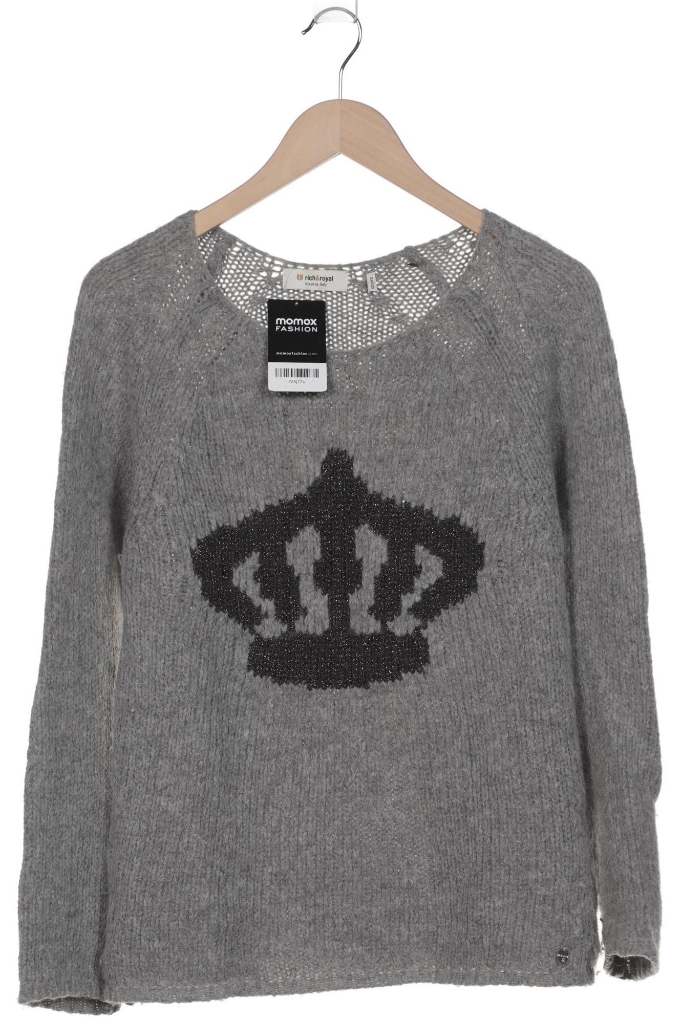 

Rich & Royal Damen Pullover, grau, Gr. 38