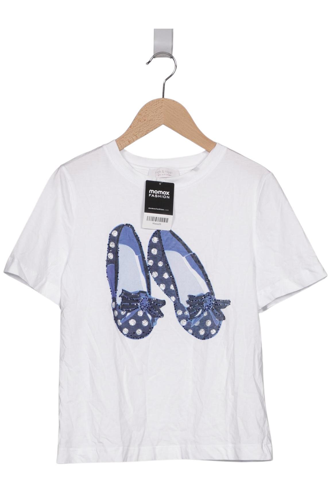 

Rich & Royal Damen T-Shirt, weiß, Gr. 34
