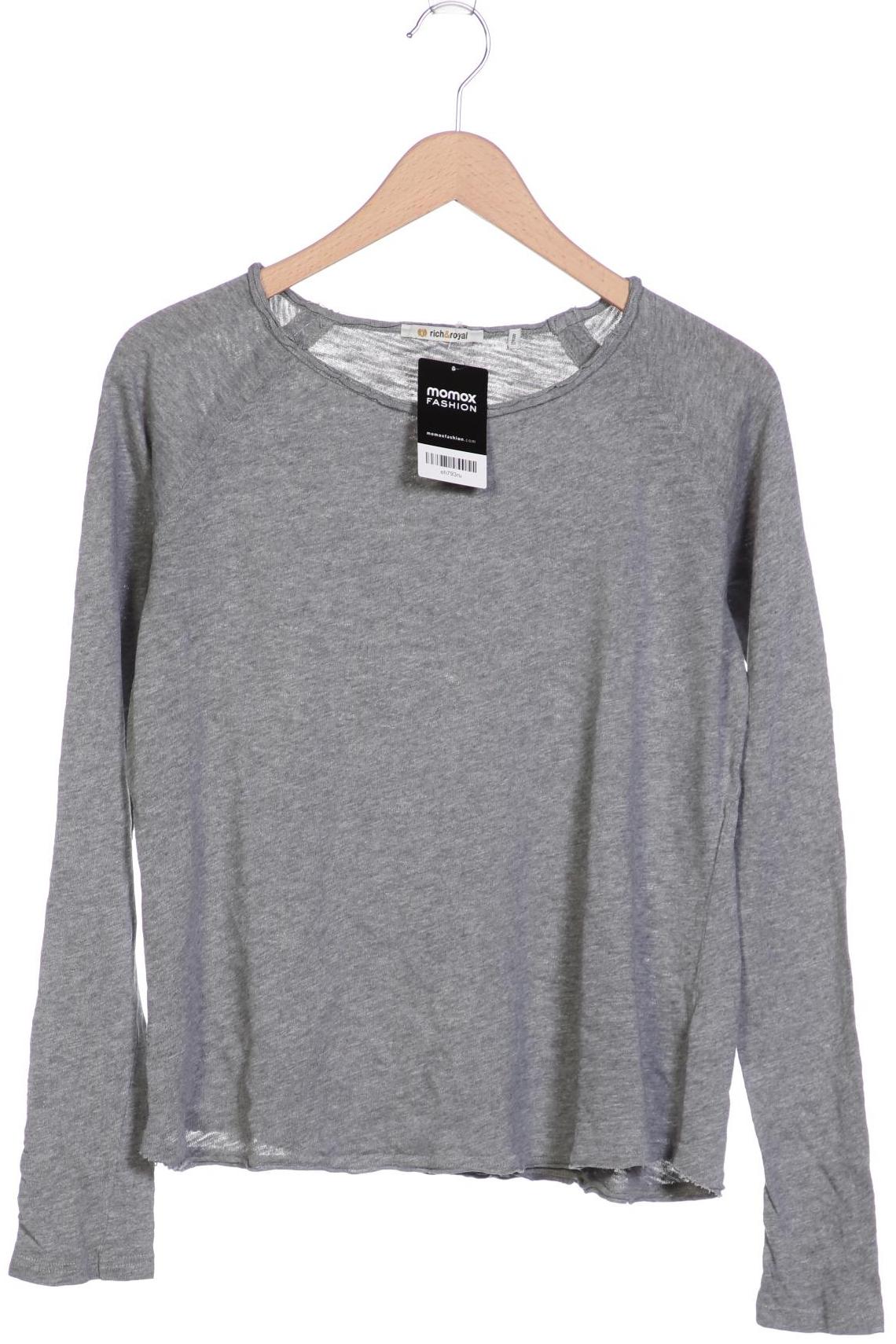 

Rich & Royal Damen Langarmshirt, grau, Gr. 36