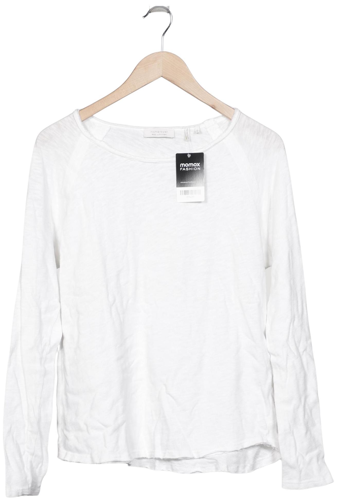 

Rich & Royal Damen Langarmshirt, weiß, Gr. 42