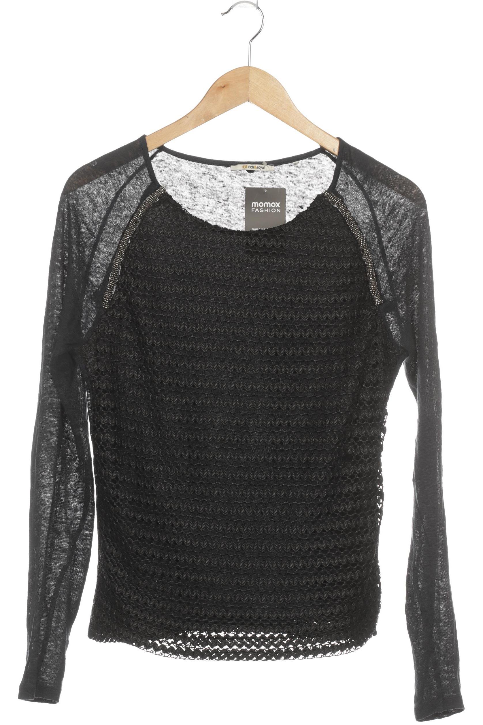 

Rich & Royal Damen Bluse, schwarz, Gr. 38