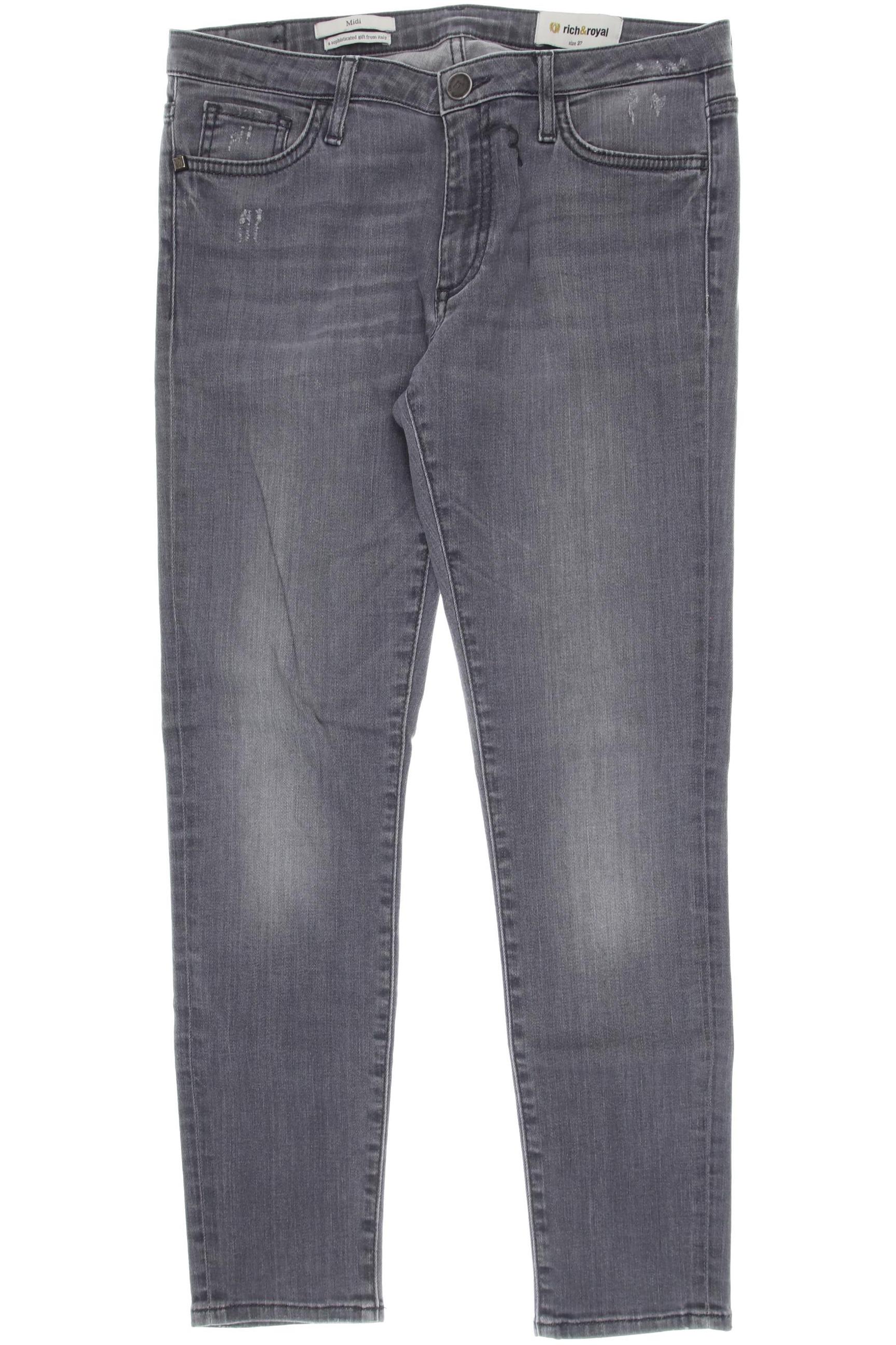 

Rich & Royal Damen Jeans, grau, Gr. 27