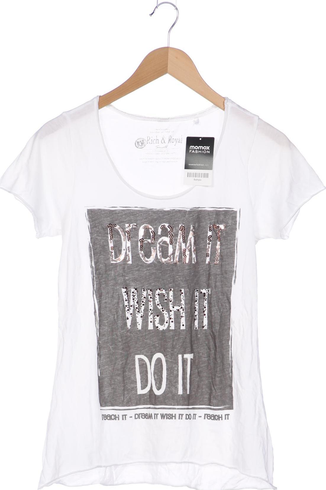 

Rich & Royal Damen T-Shirt, weiß, Gr. 36