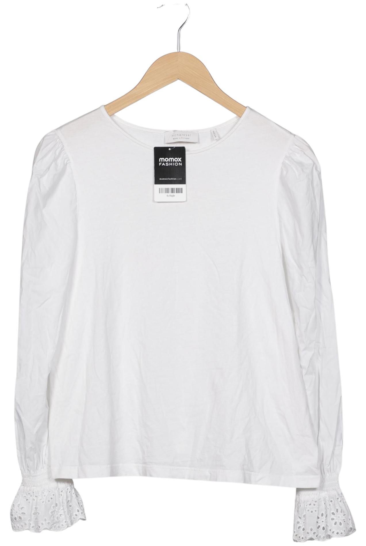 

Rich & Royal Damen Langarmshirt, weiß, Gr. 38