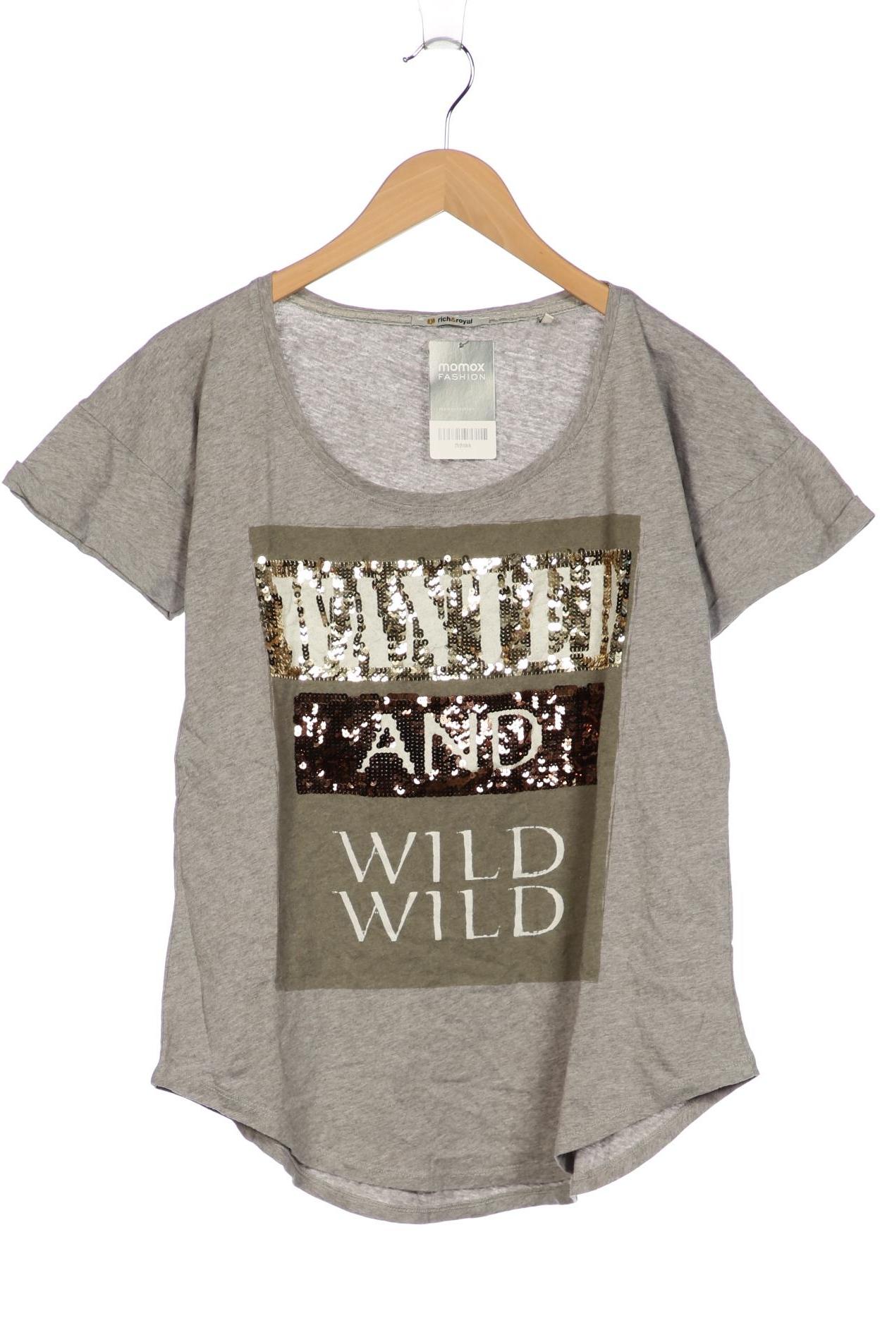 

Rich & Royal Damen T-Shirt, grau, Gr. 38