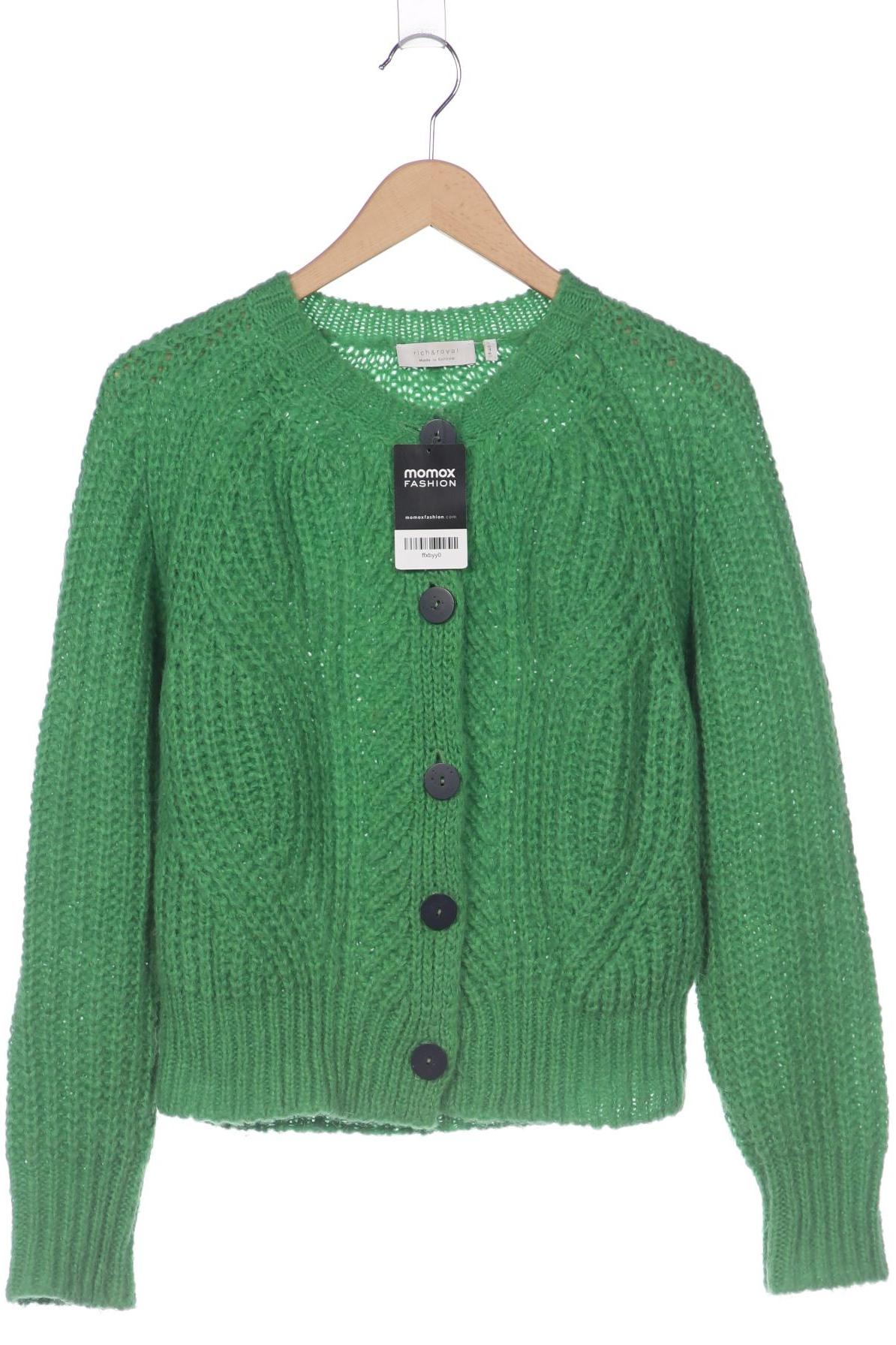 

Rich & Royal Damen Strickjacke, grün, Gr. 36