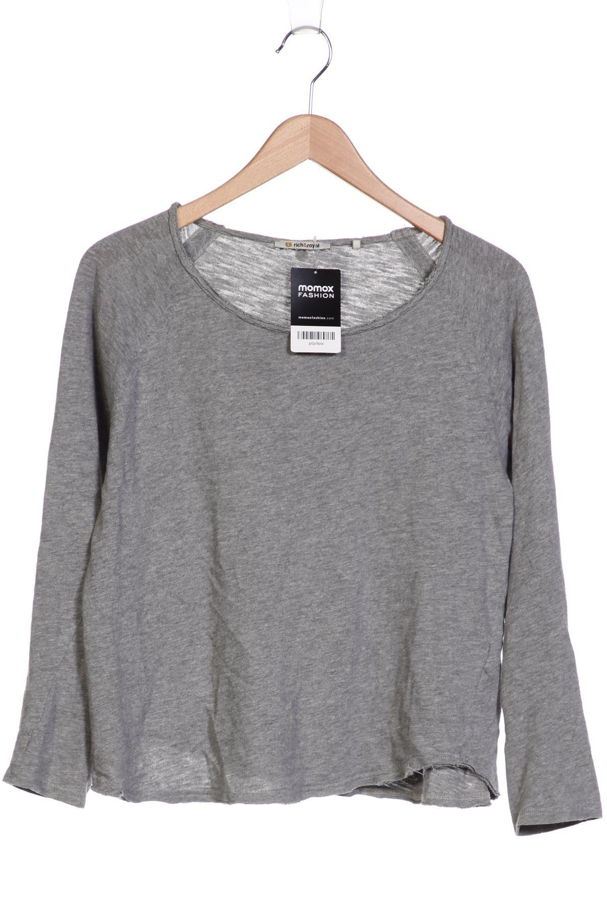 

Rich & Royal Damen Langarmshirt, grau, Gr. 42