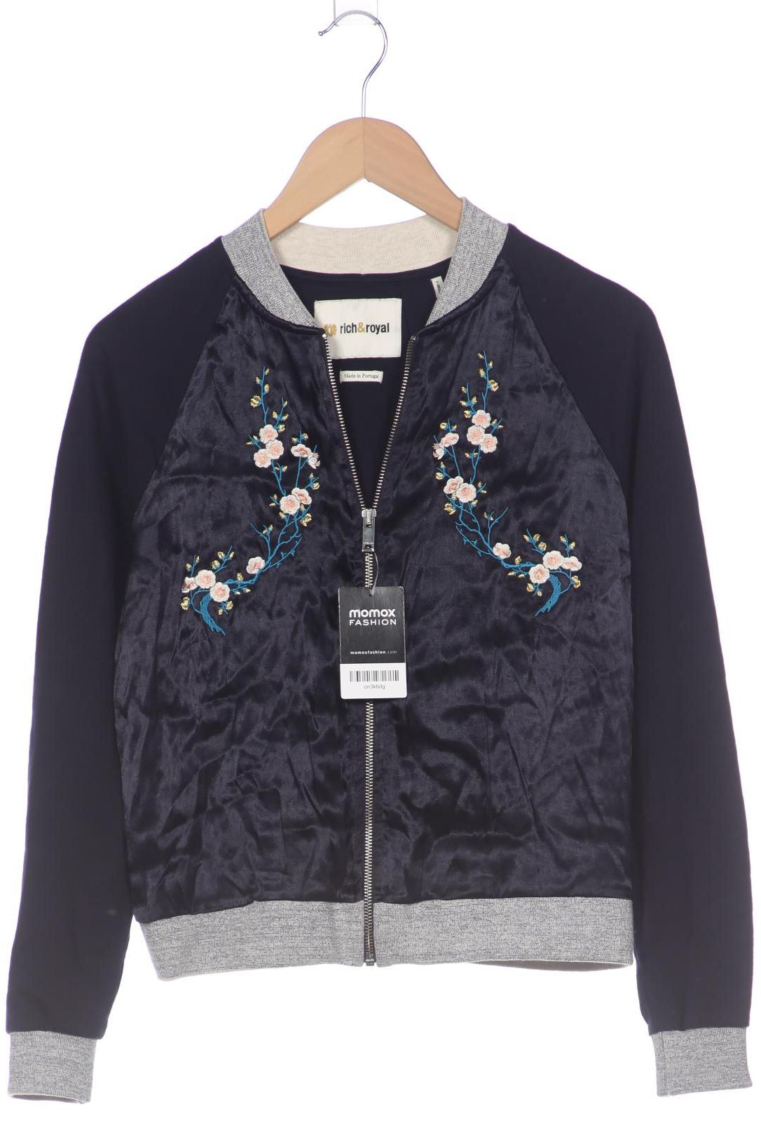 

Rich & Royal Damen Jacke, marineblau, Gr. 34