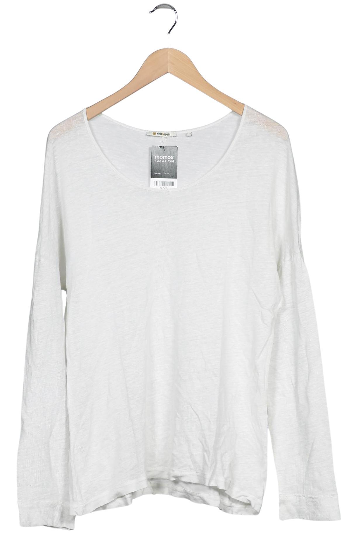 

Rich & Royal Damen Langarmshirt, weiß, Gr. 44
