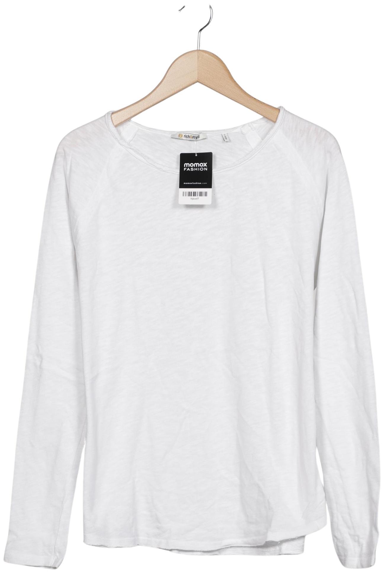 

Rich & Royal Damen Langarmshirt, weiß, Gr. 44