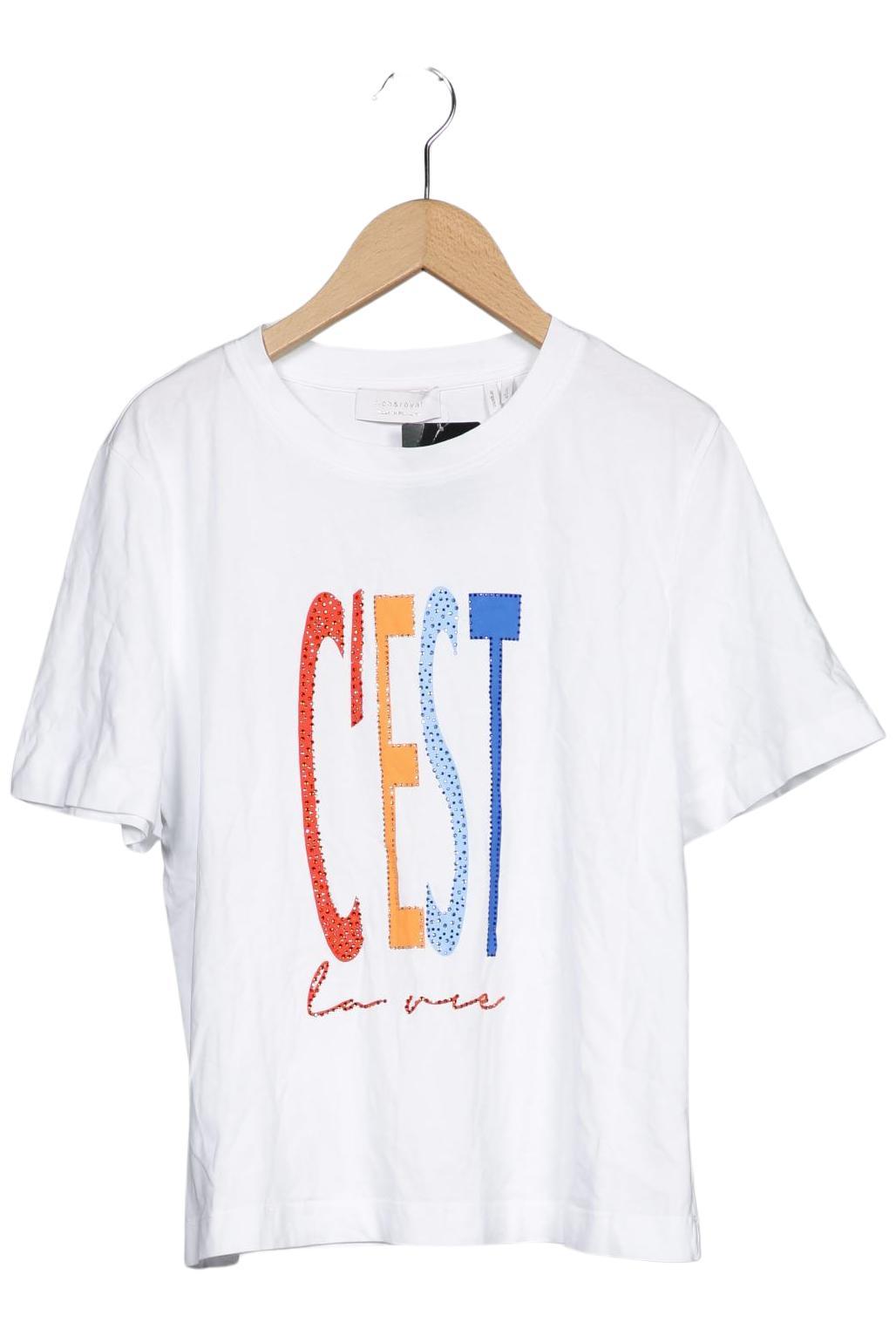 

Rich & Royal Damen T-Shirt, weiß, Gr. 42