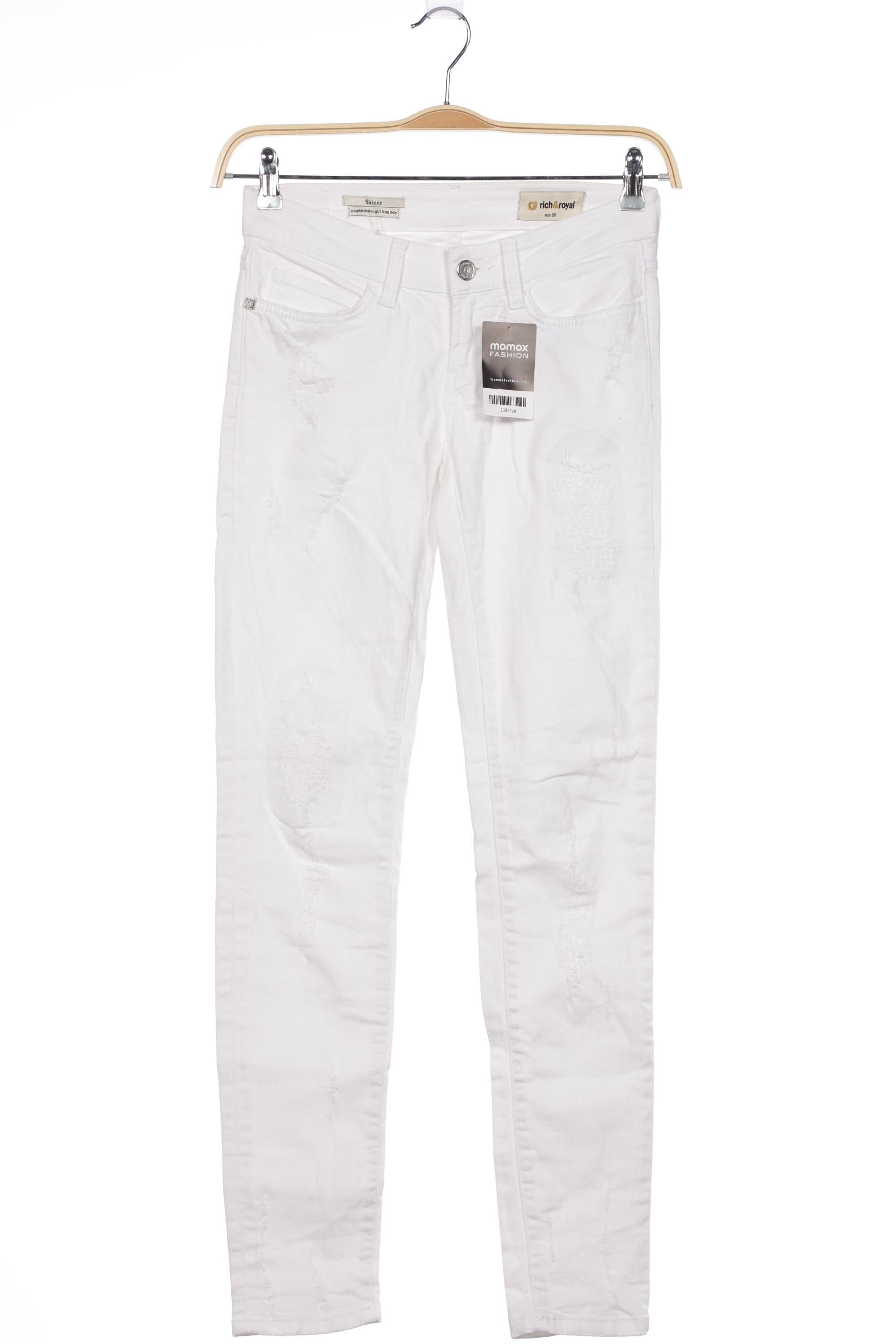

Rich & Royal Damen Jeans, weiß, Gr. 26