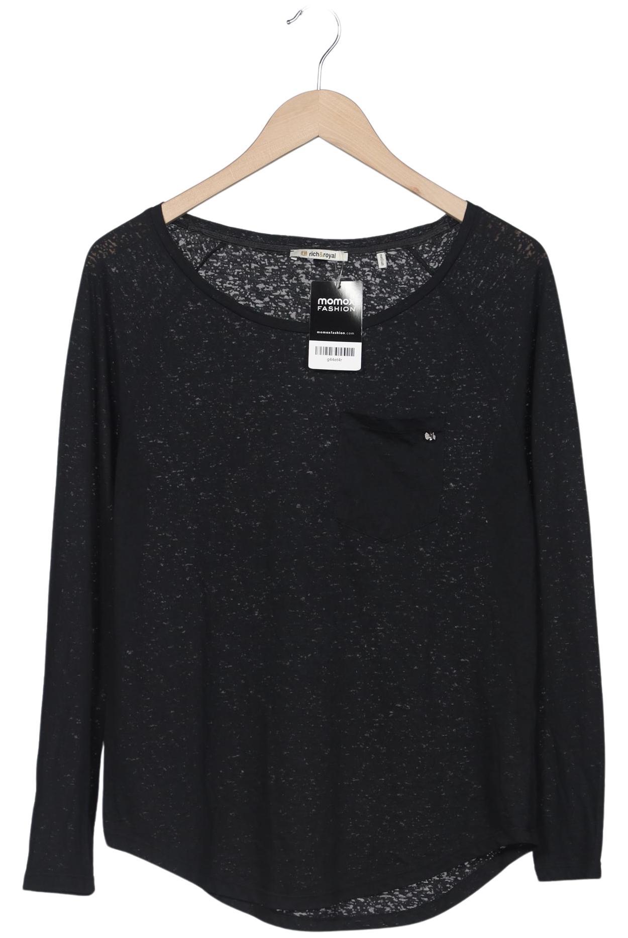 

Rich & Royal Damen Langarmshirt, schwarz, Gr. 38