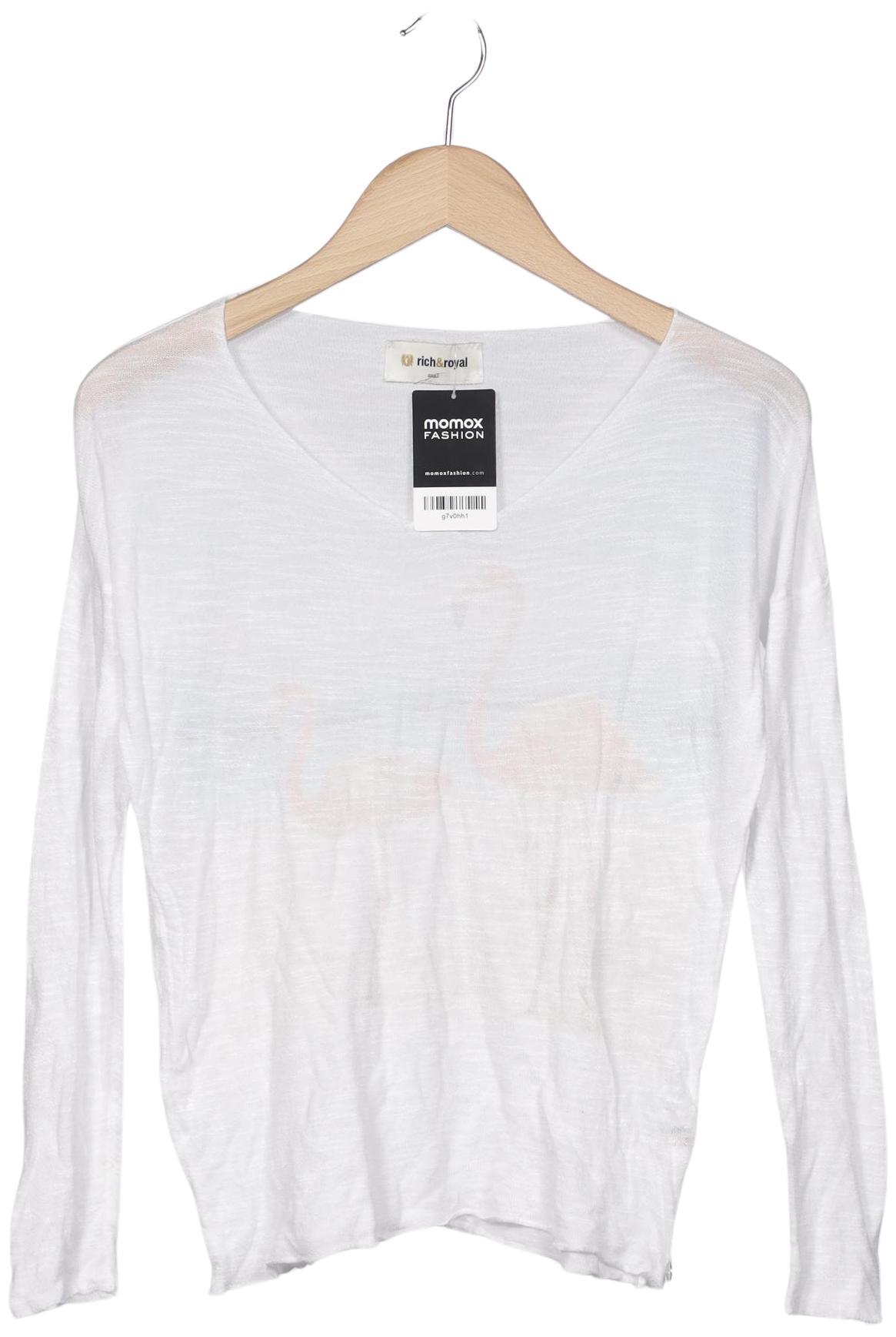 

Rich & Royal Damen Pullover, weiß, Gr. 36