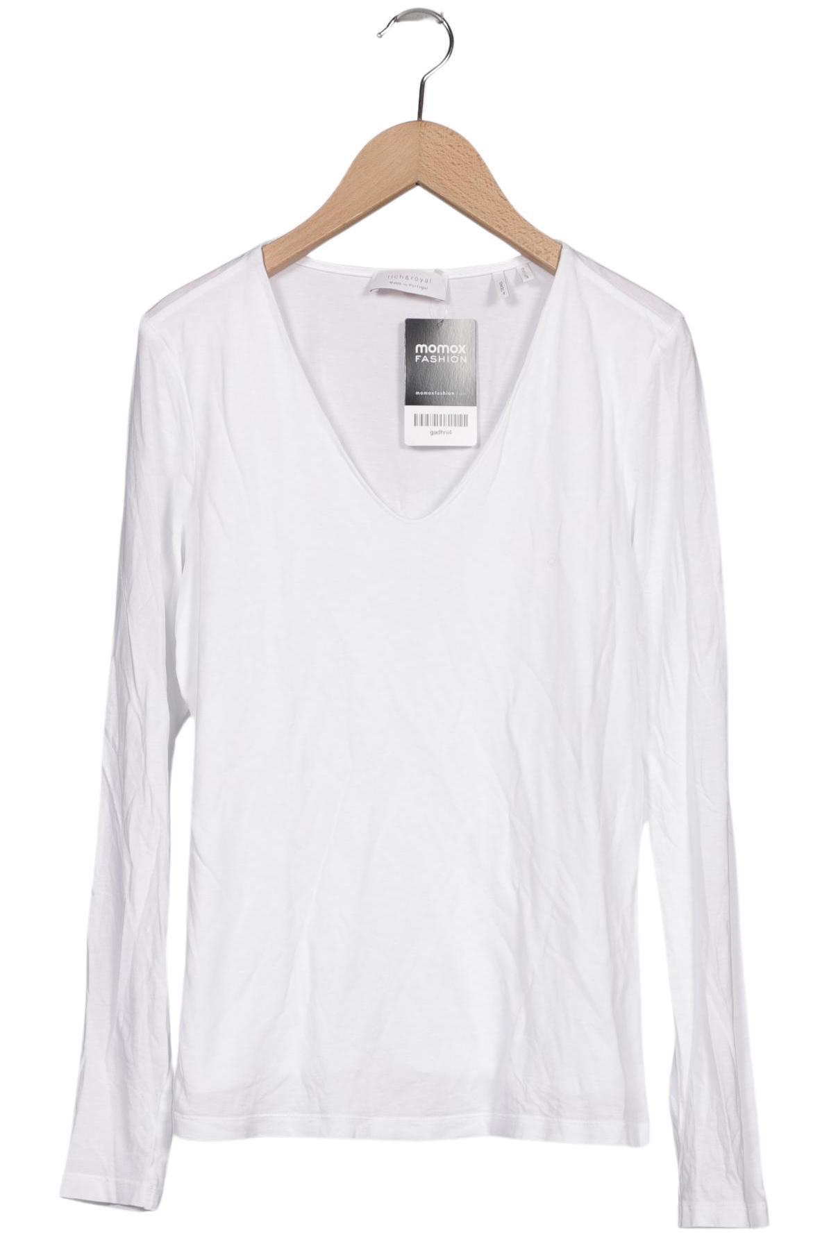 

Rich & Royal Damen Langarmshirt, weiß, Gr. 38