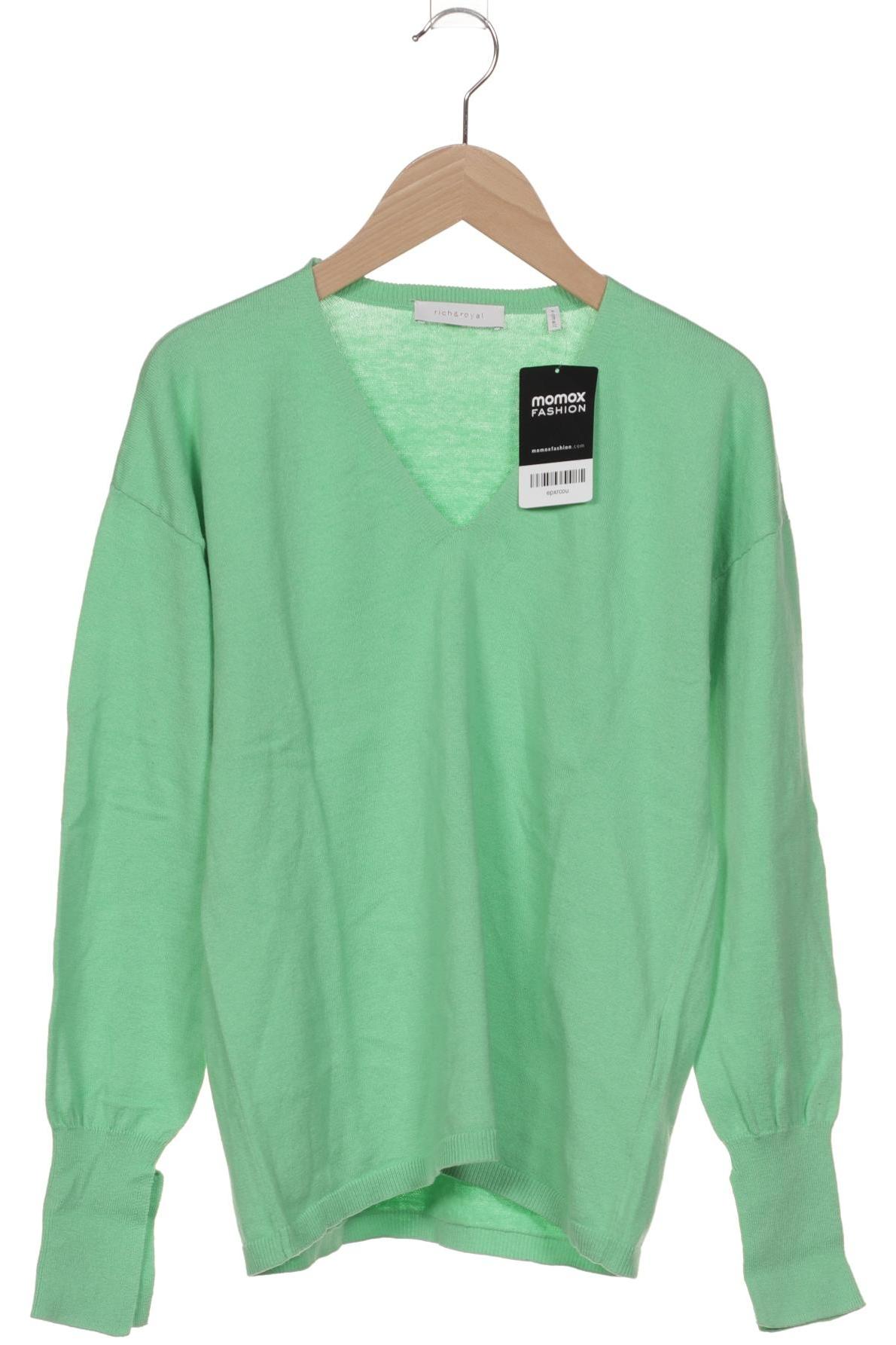 

Rich & Royal Damen Pullover, hellgrün, Gr. 34