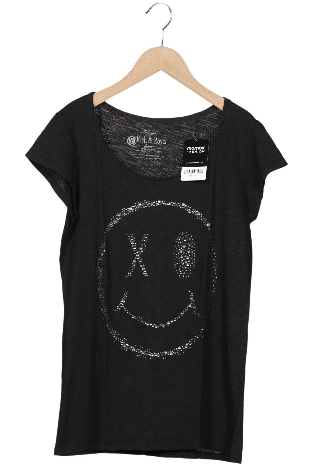 

Rich & Royal Damen T-Shirt, schwarz, Gr. 42